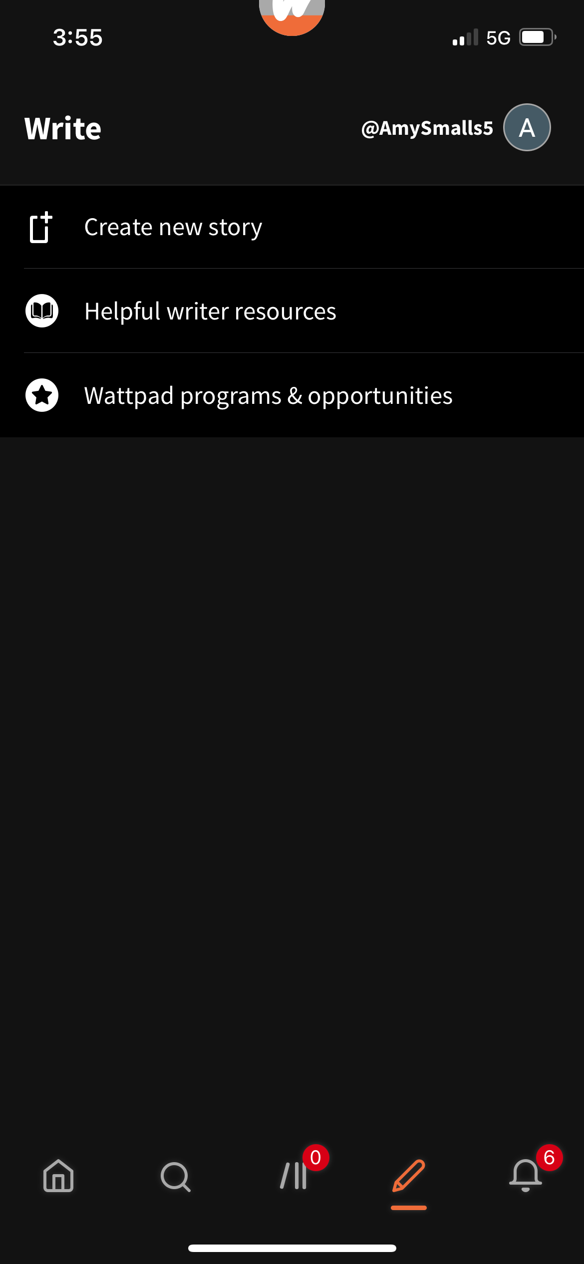 wattpad app screenshot 99