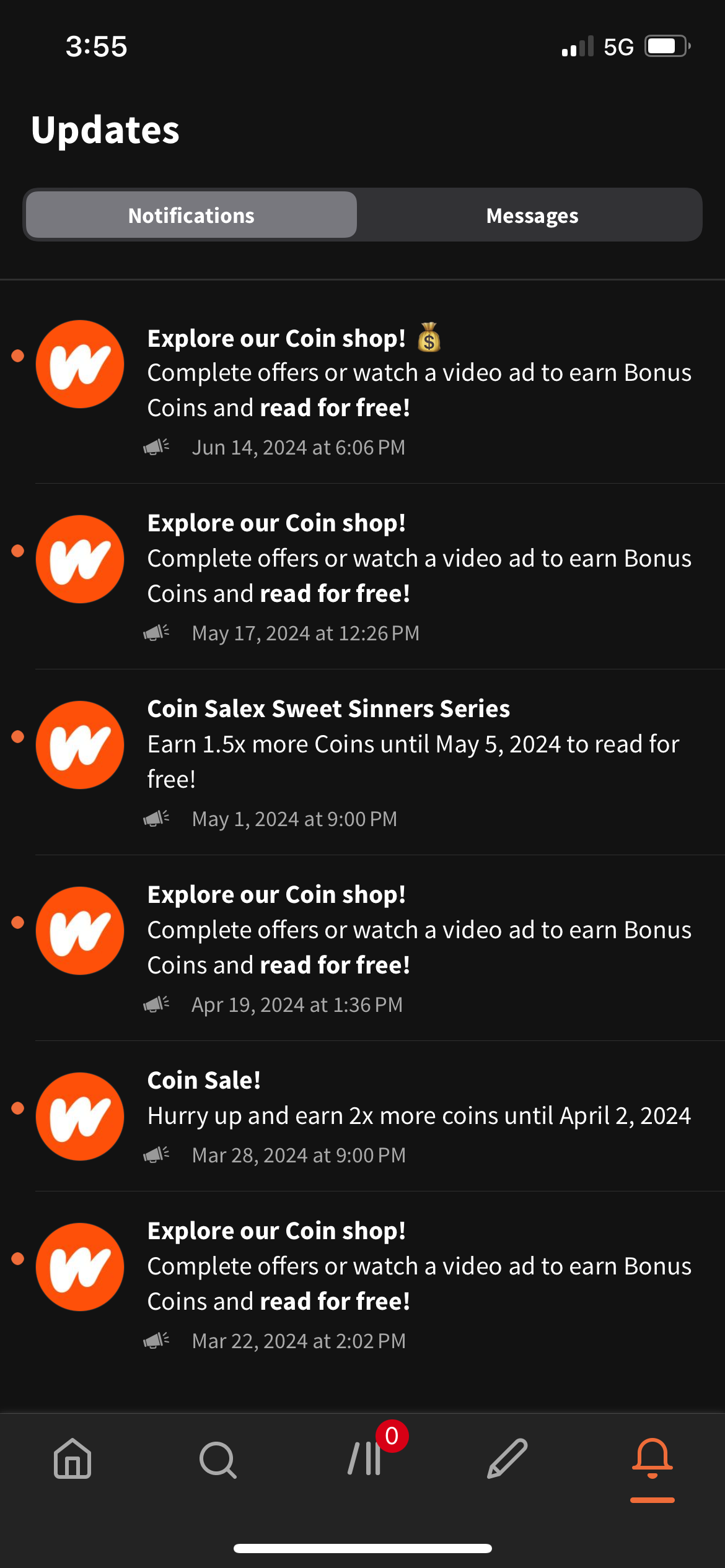wattpad app screenshot 98