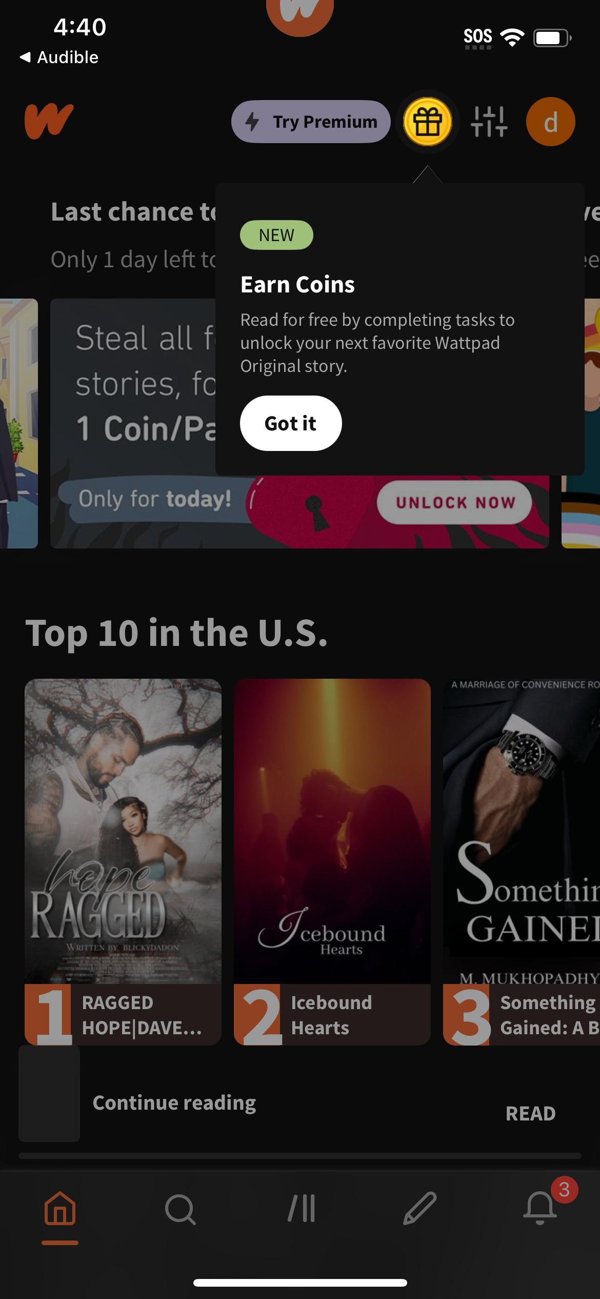 wattpad app screenshot 97