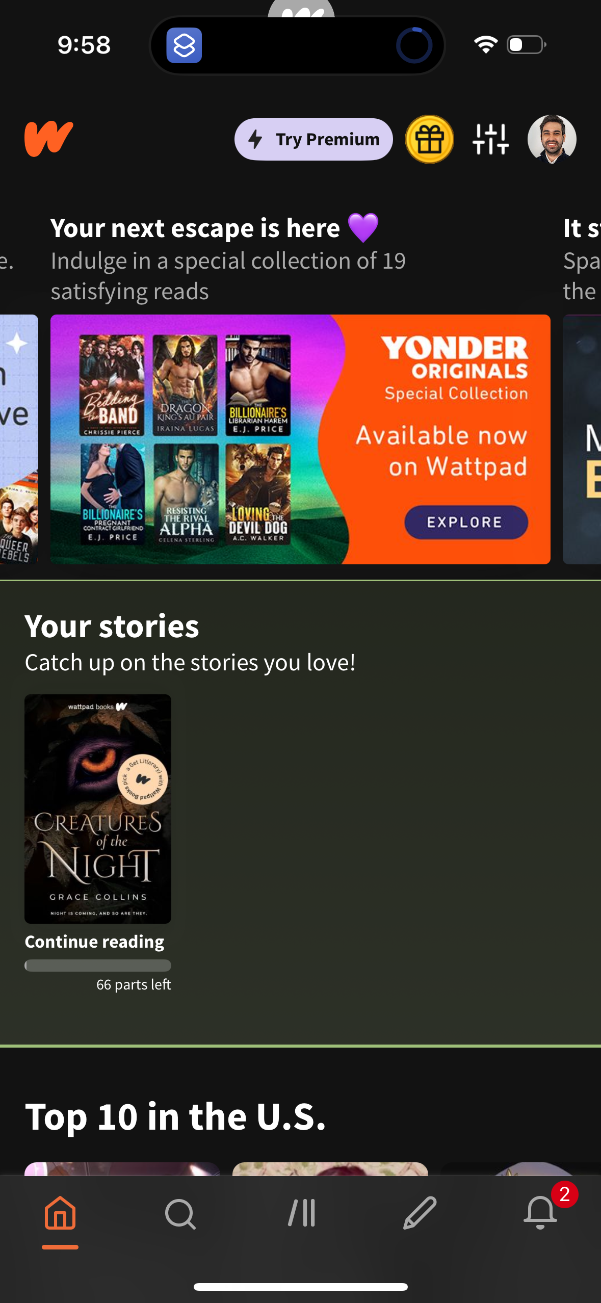 wattpad app screenshot 93