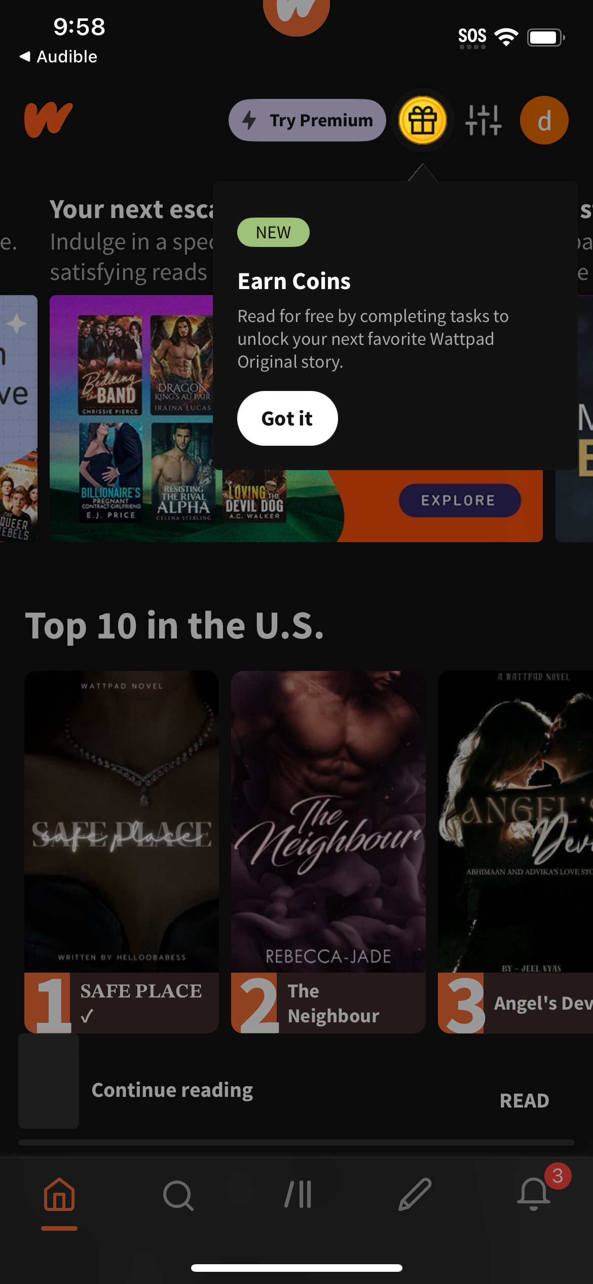 wattpad app screenshot 92