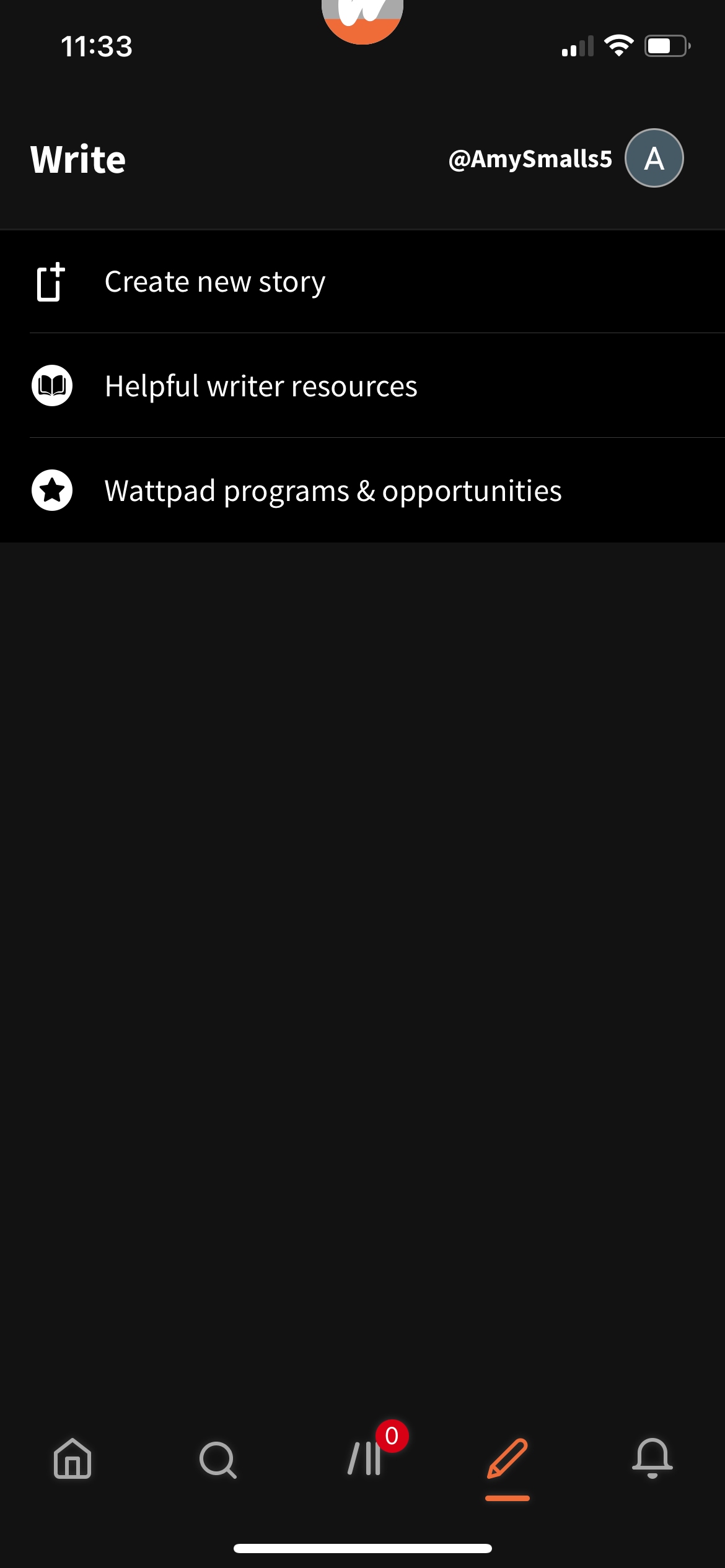 wattpad app screenshot 90