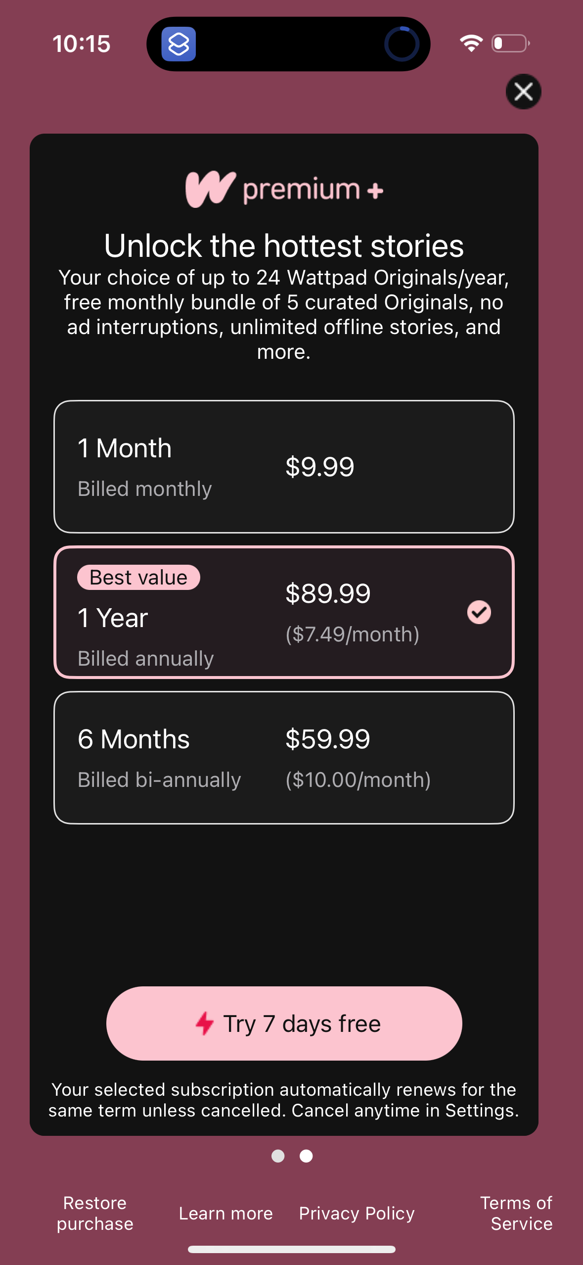 wattpad app screenshot 88