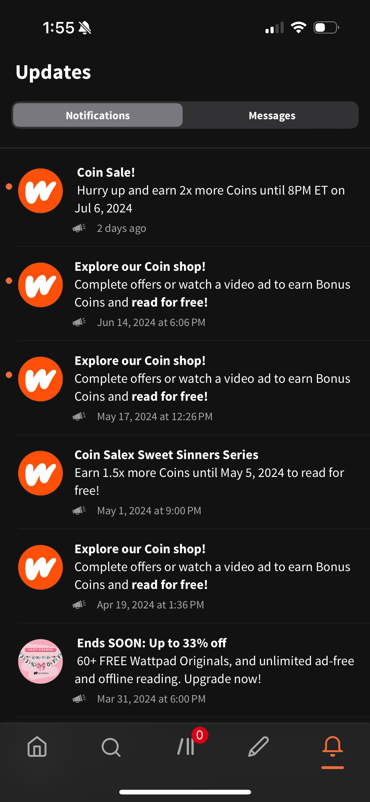 wattpad app screenshot 80