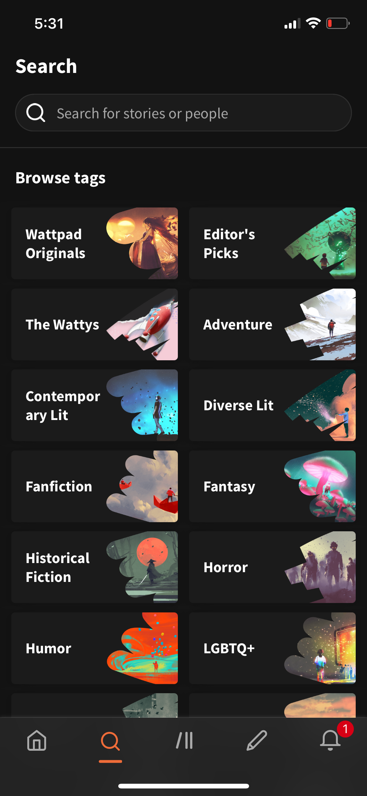 wattpad app screenshot 78