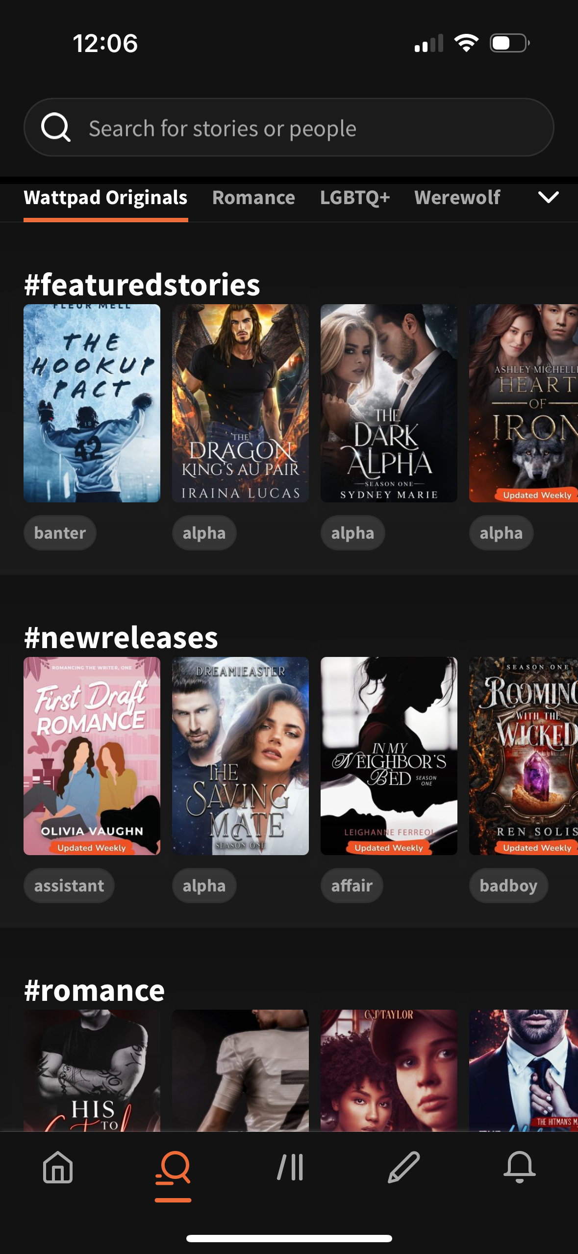 wattpad app screenshot 60