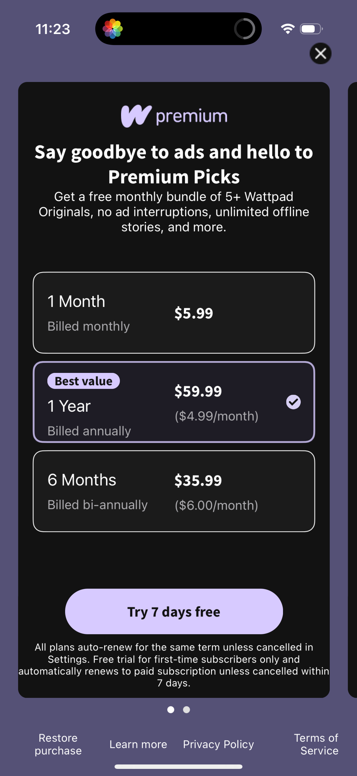 wattpad app screenshot 44