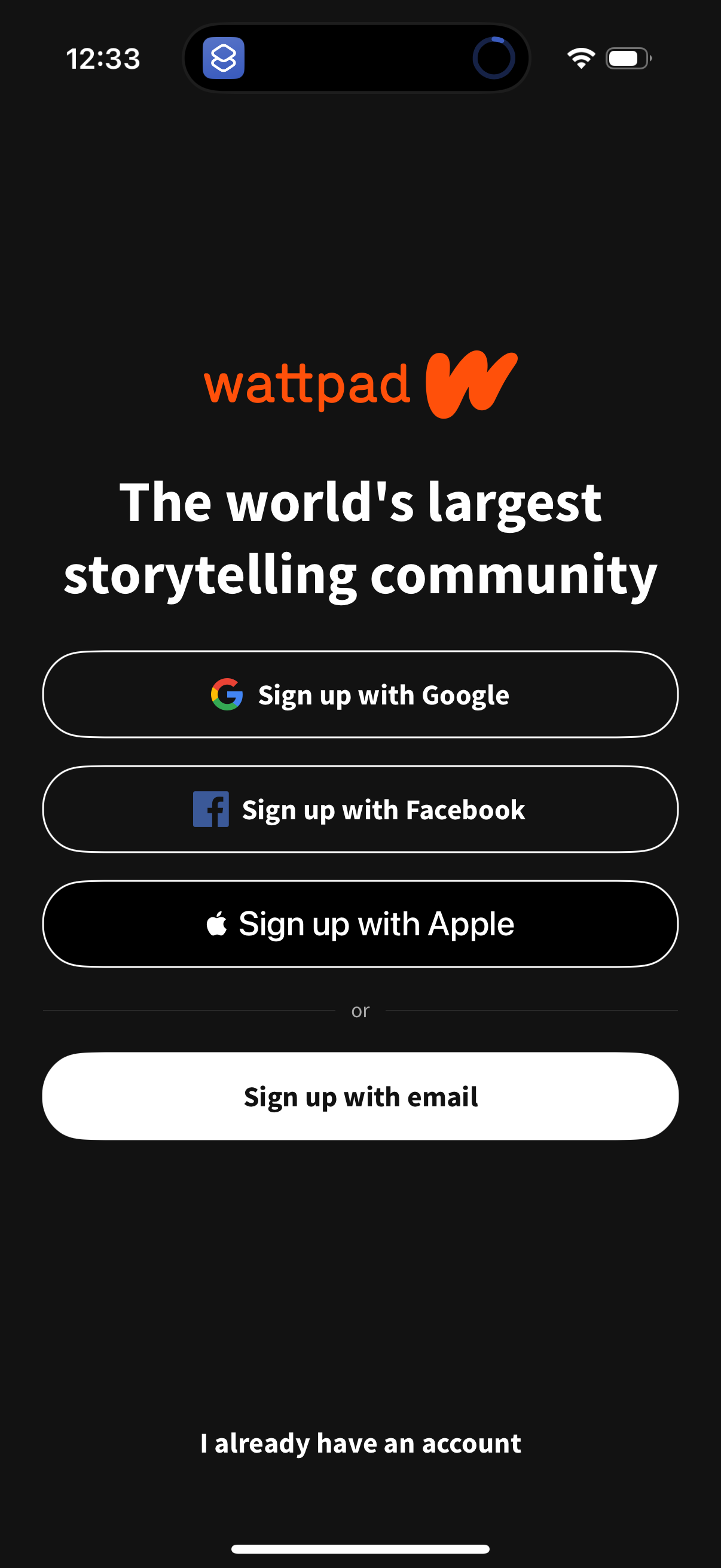 wattpad app screenshot 17