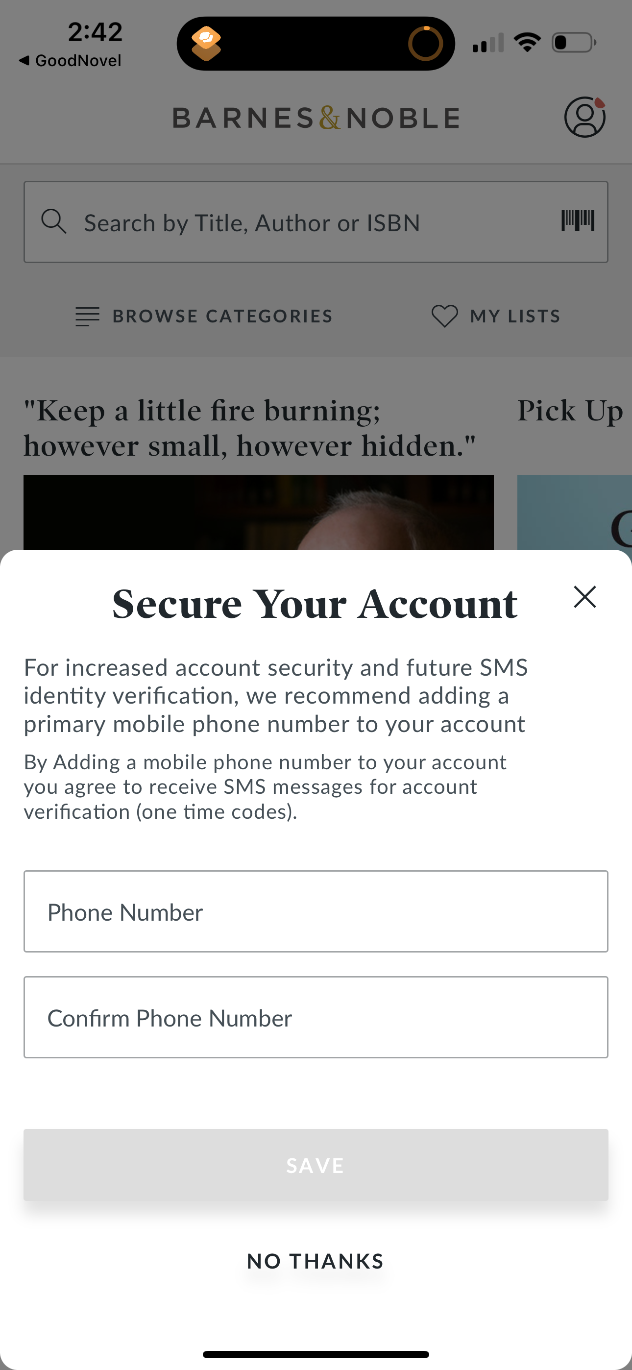 barnes app screenshot 151