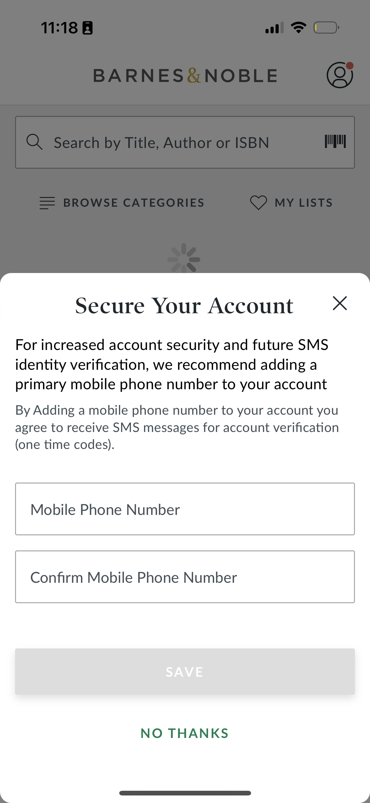 barnes app screenshot 114