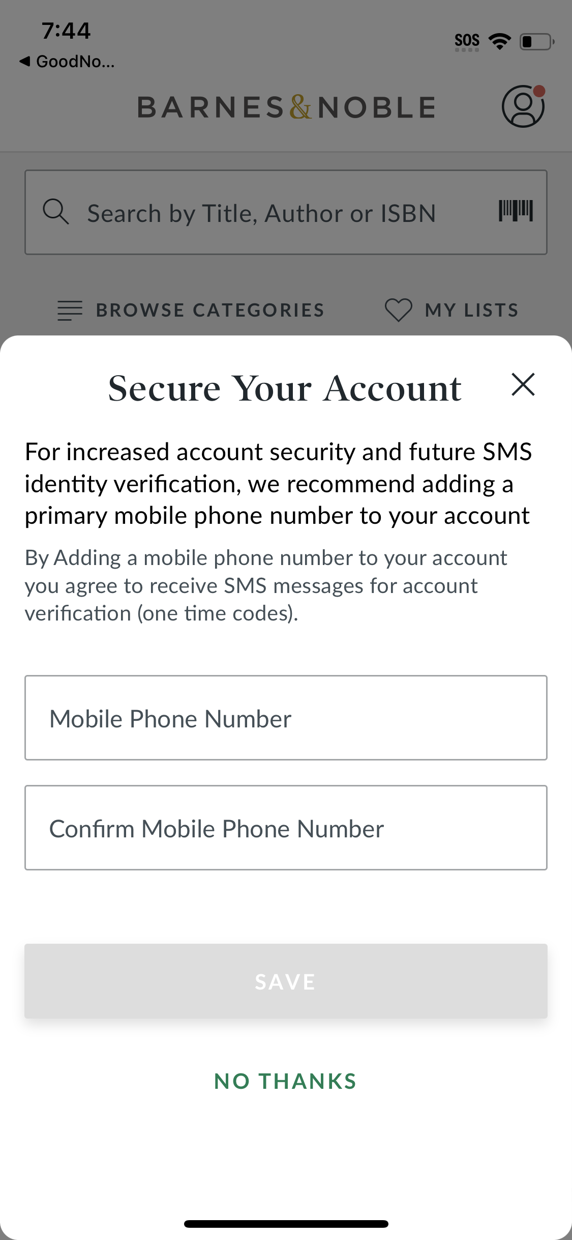 barnes app screenshot 97