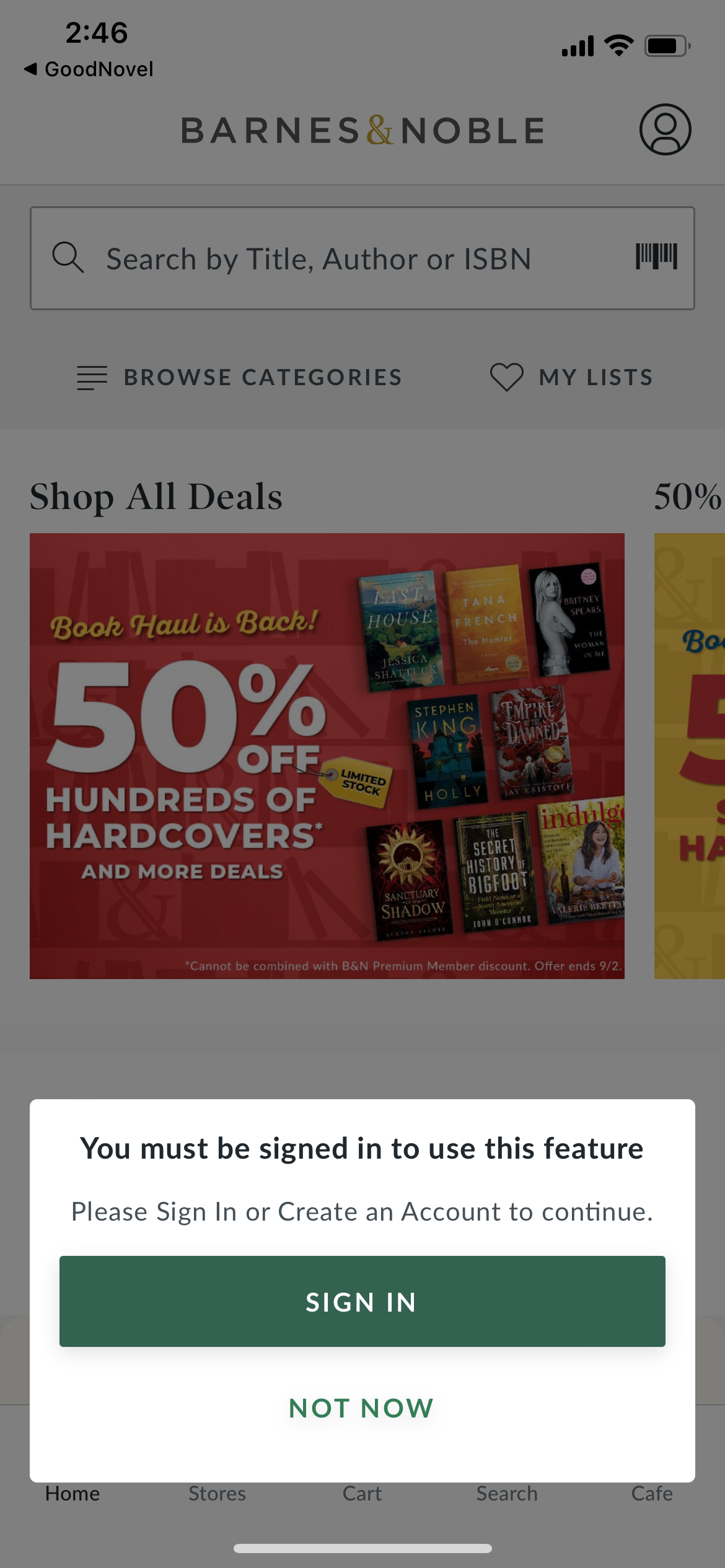 barnes app screenshot 50