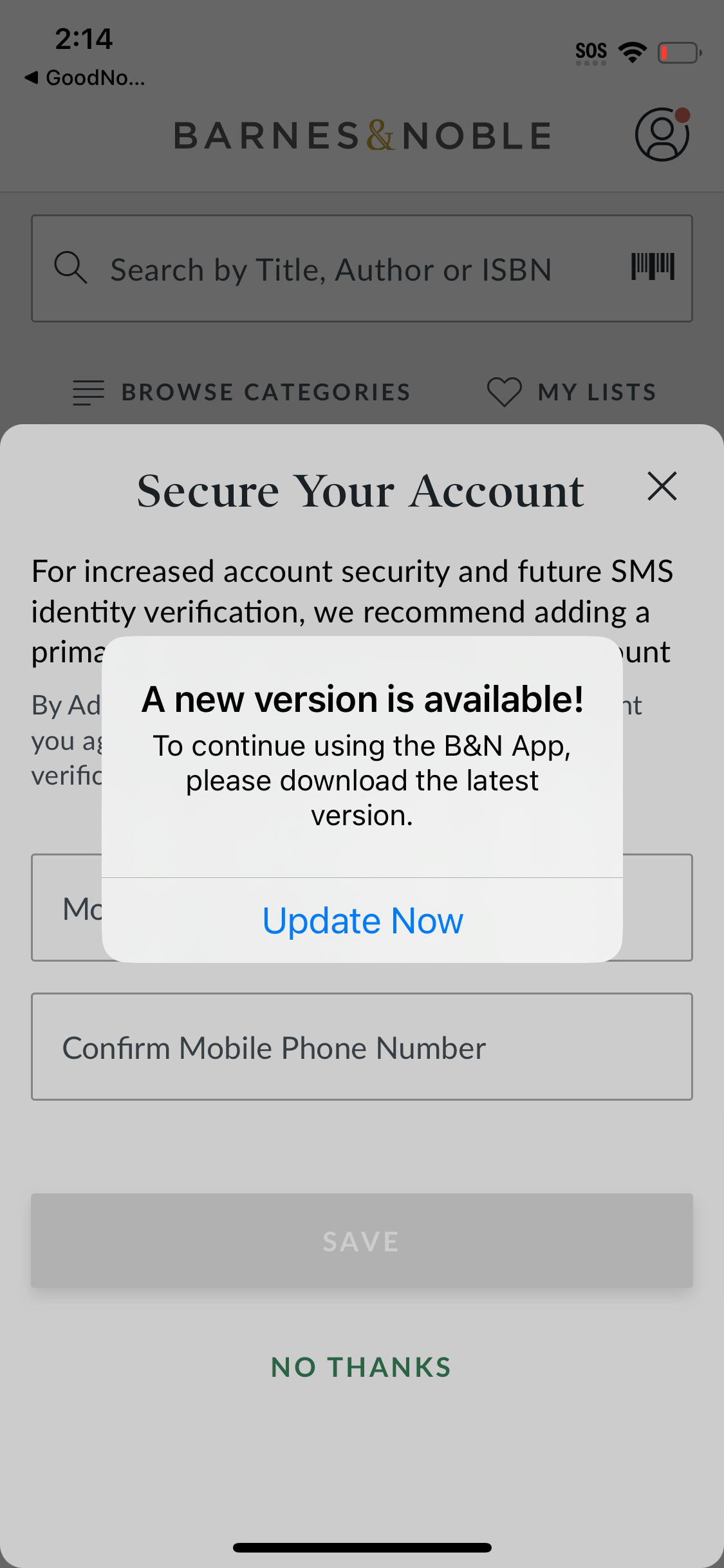 barnes app screenshot 101
