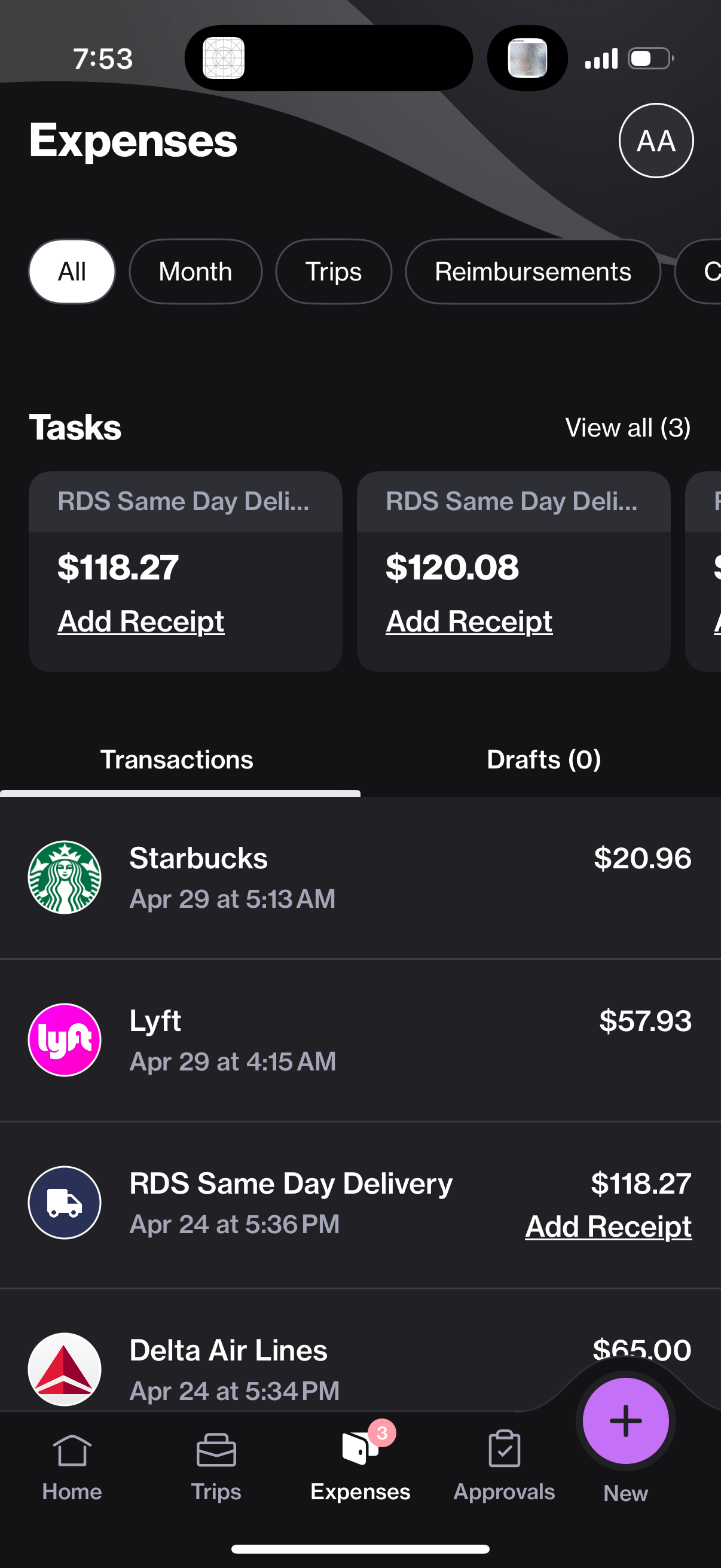 navan app screenshot 2