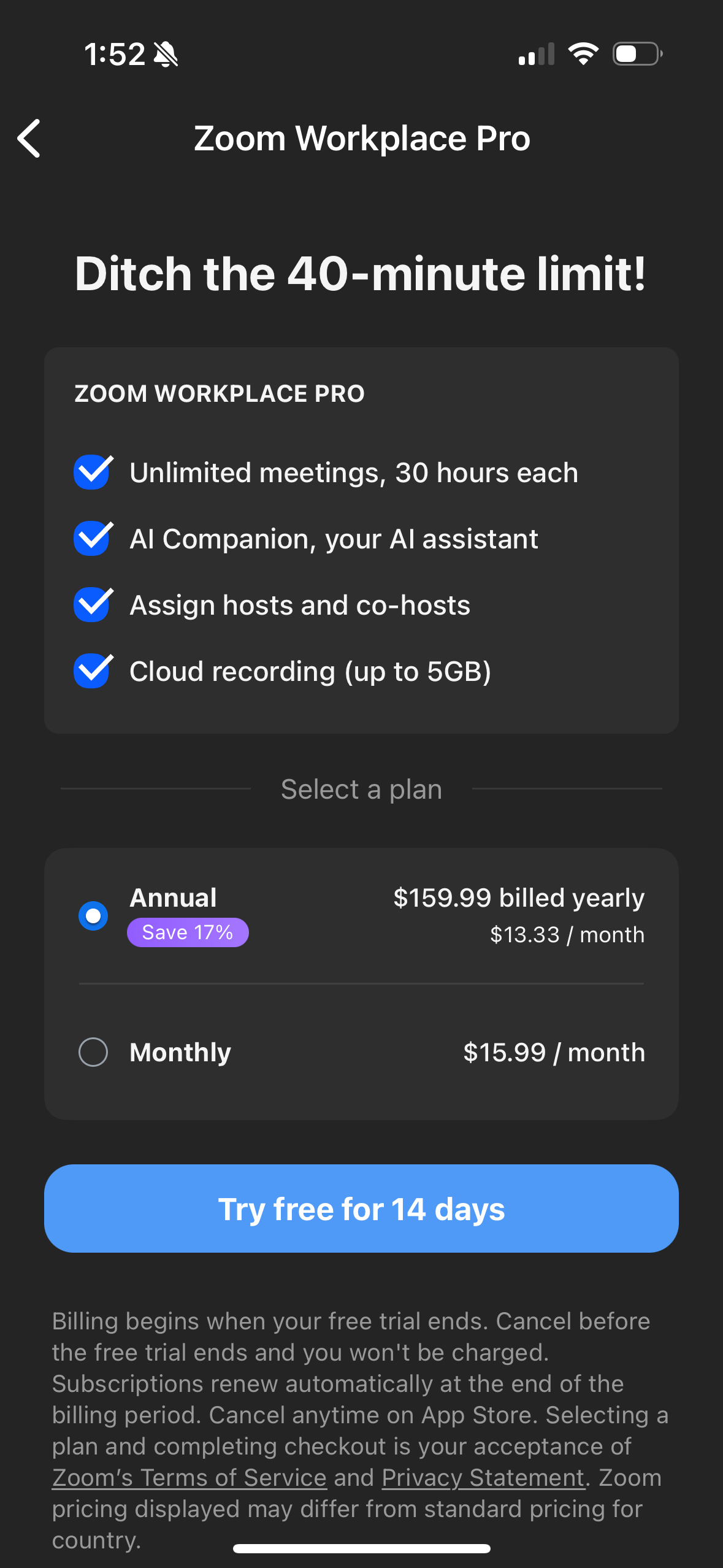 zoom app screenshot 12
