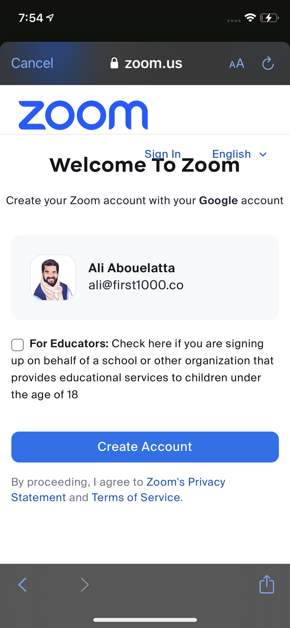 zoom app screenshot 214