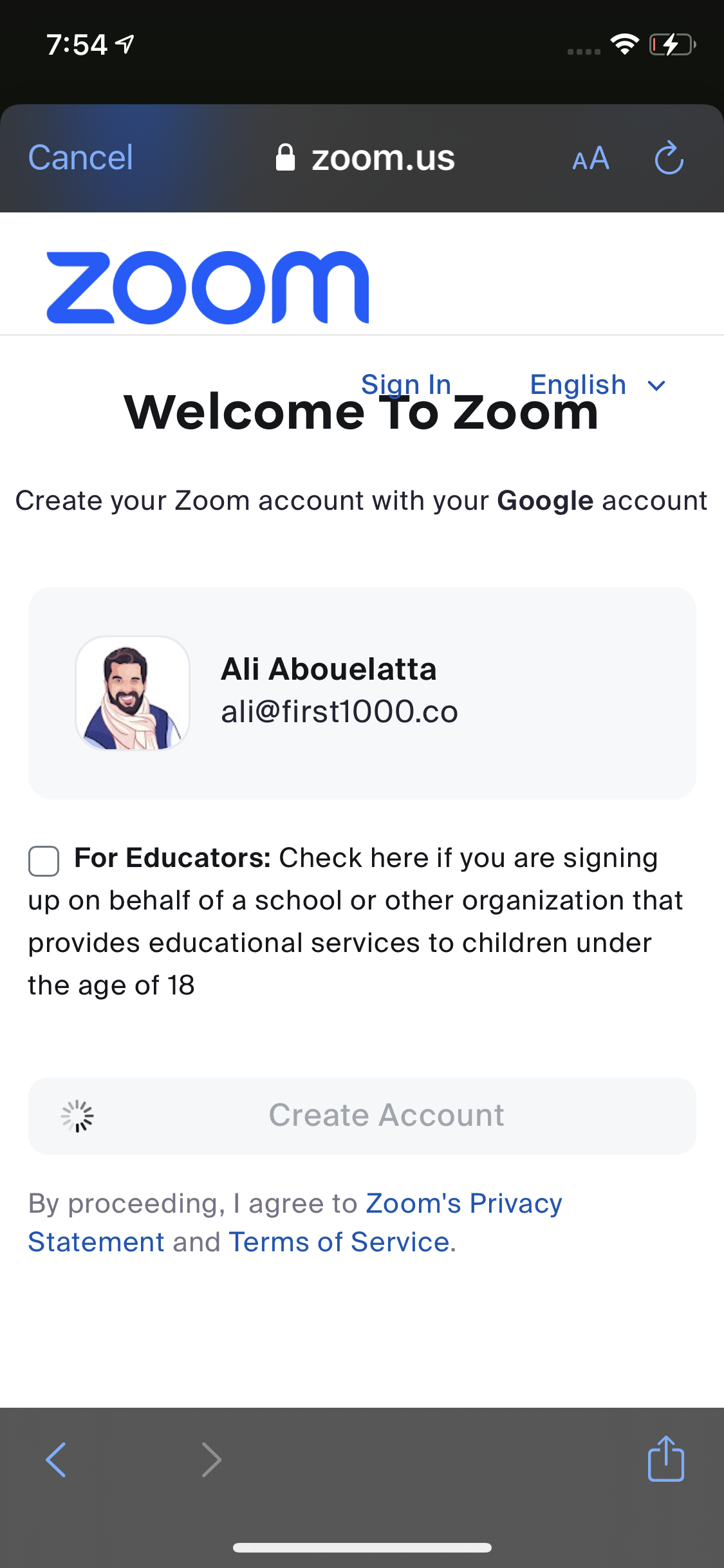 zoom app screenshot 213