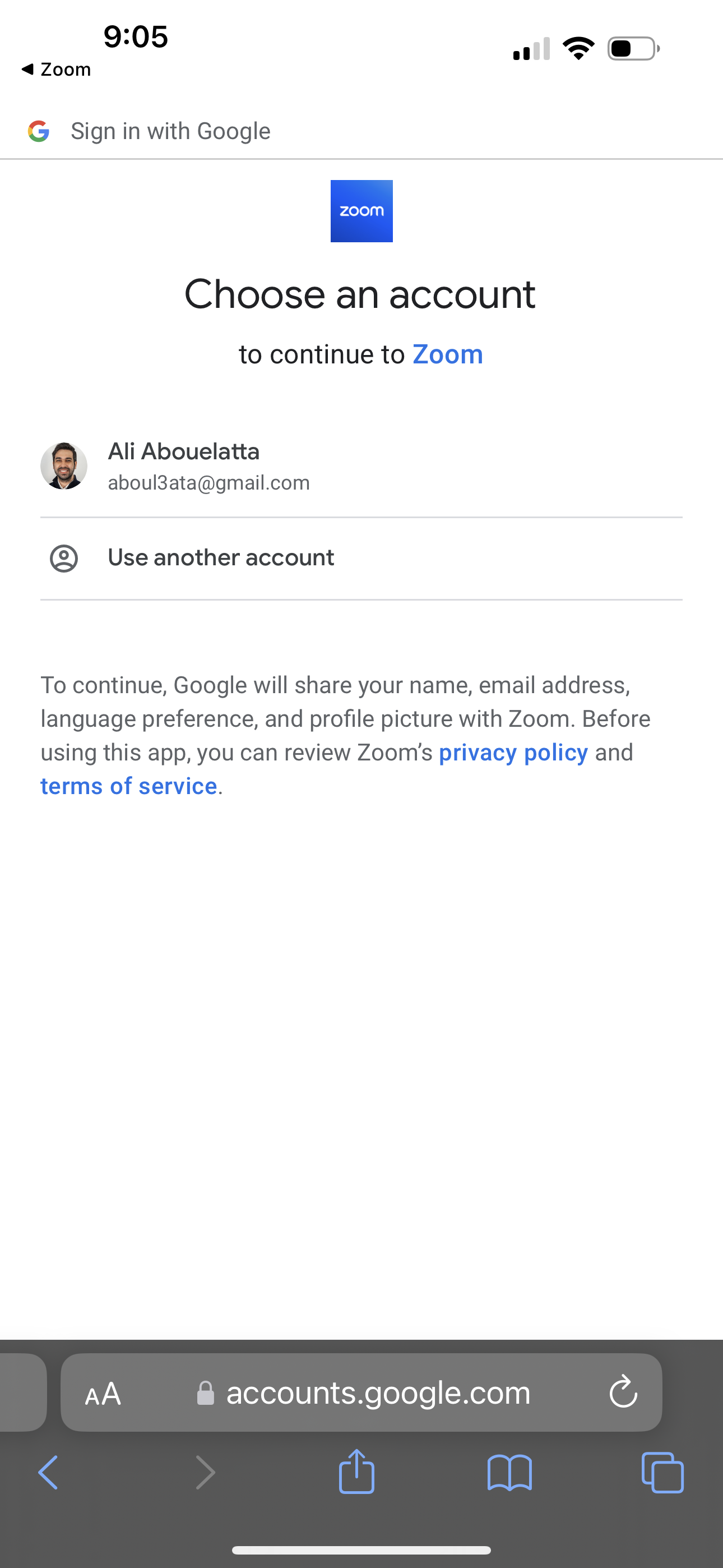 zoom app screenshot 202