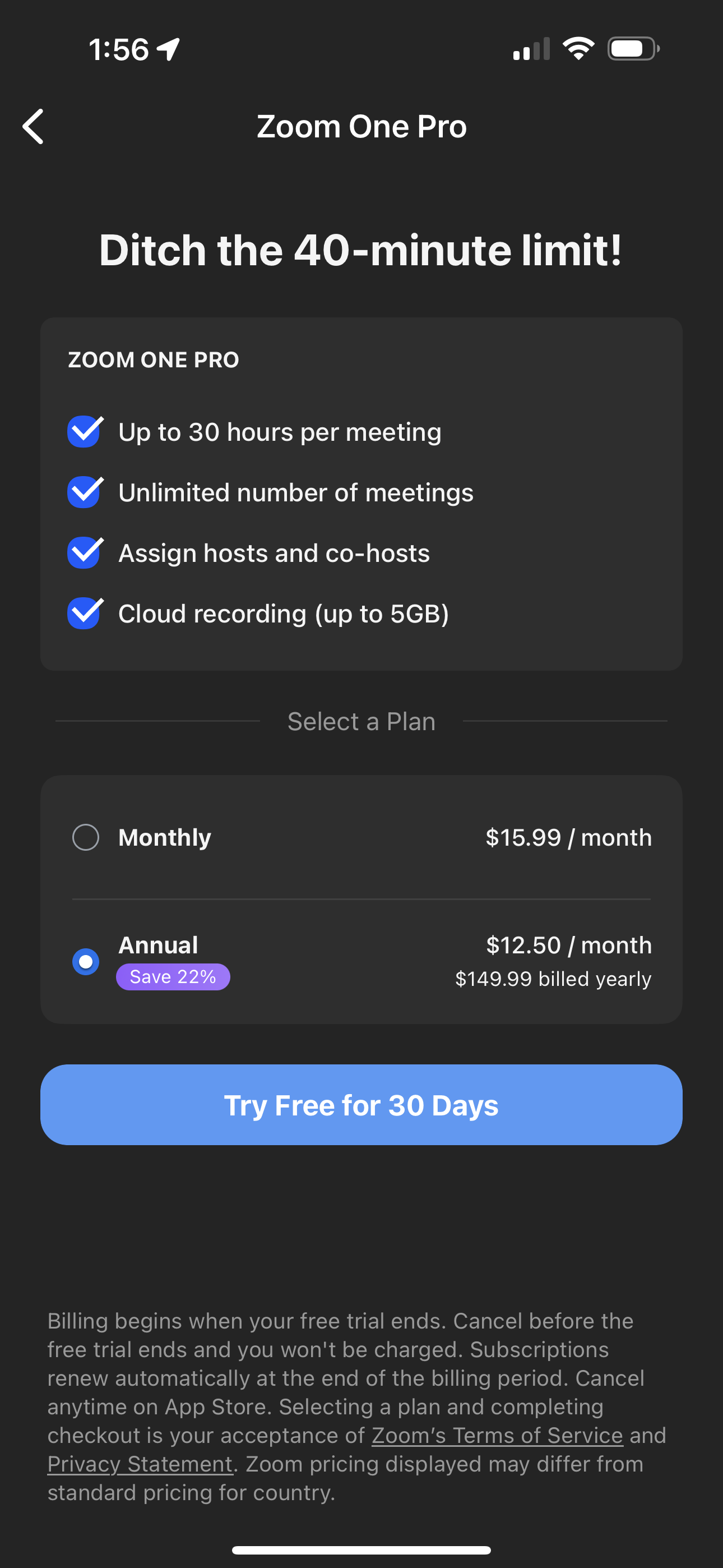 zoom app screenshot 190