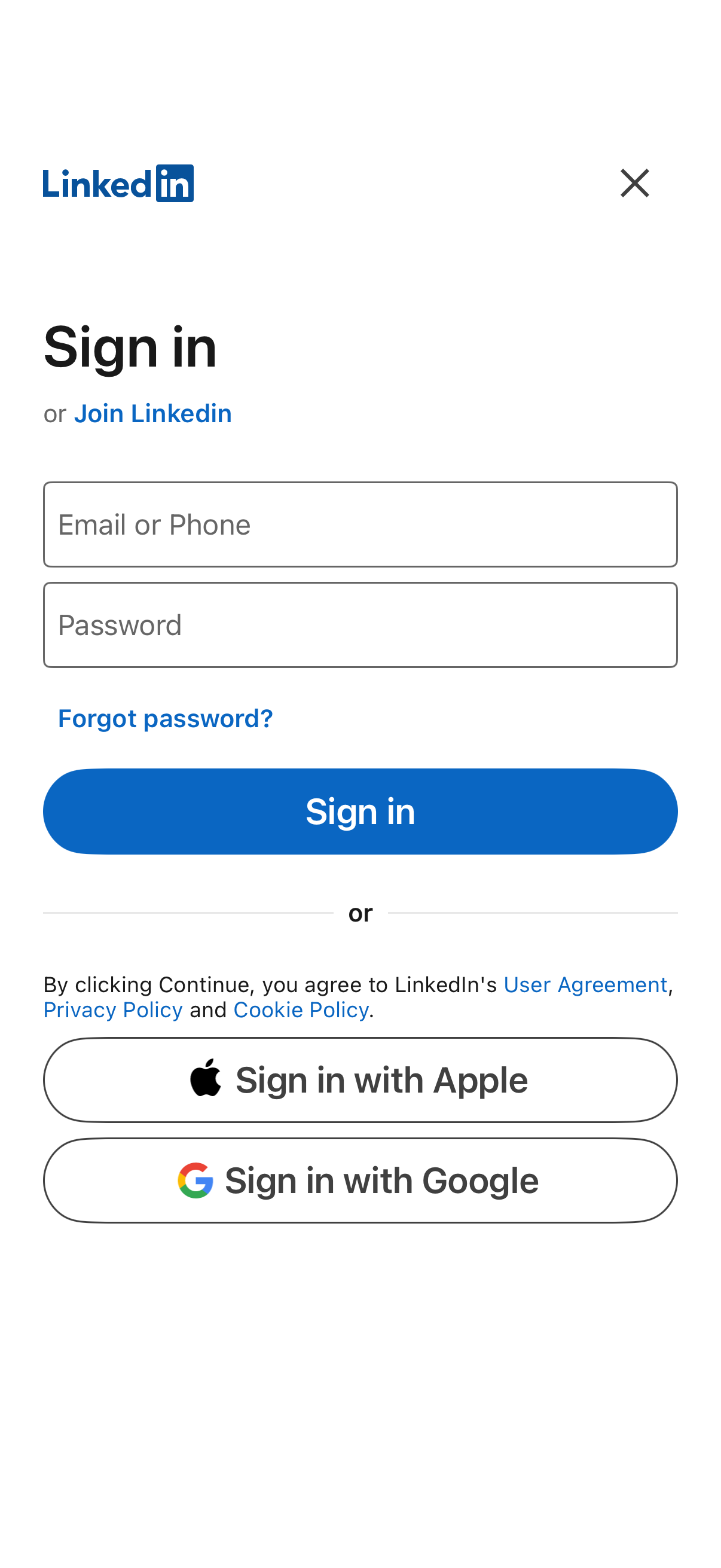 linkedin app screenshot 6