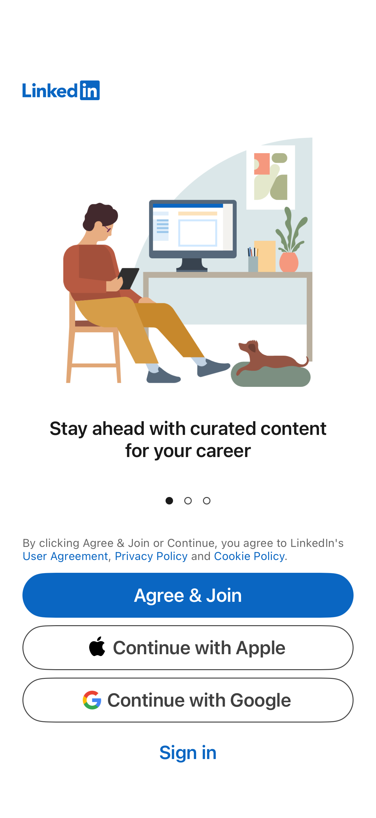 linkedin app screenshot 3