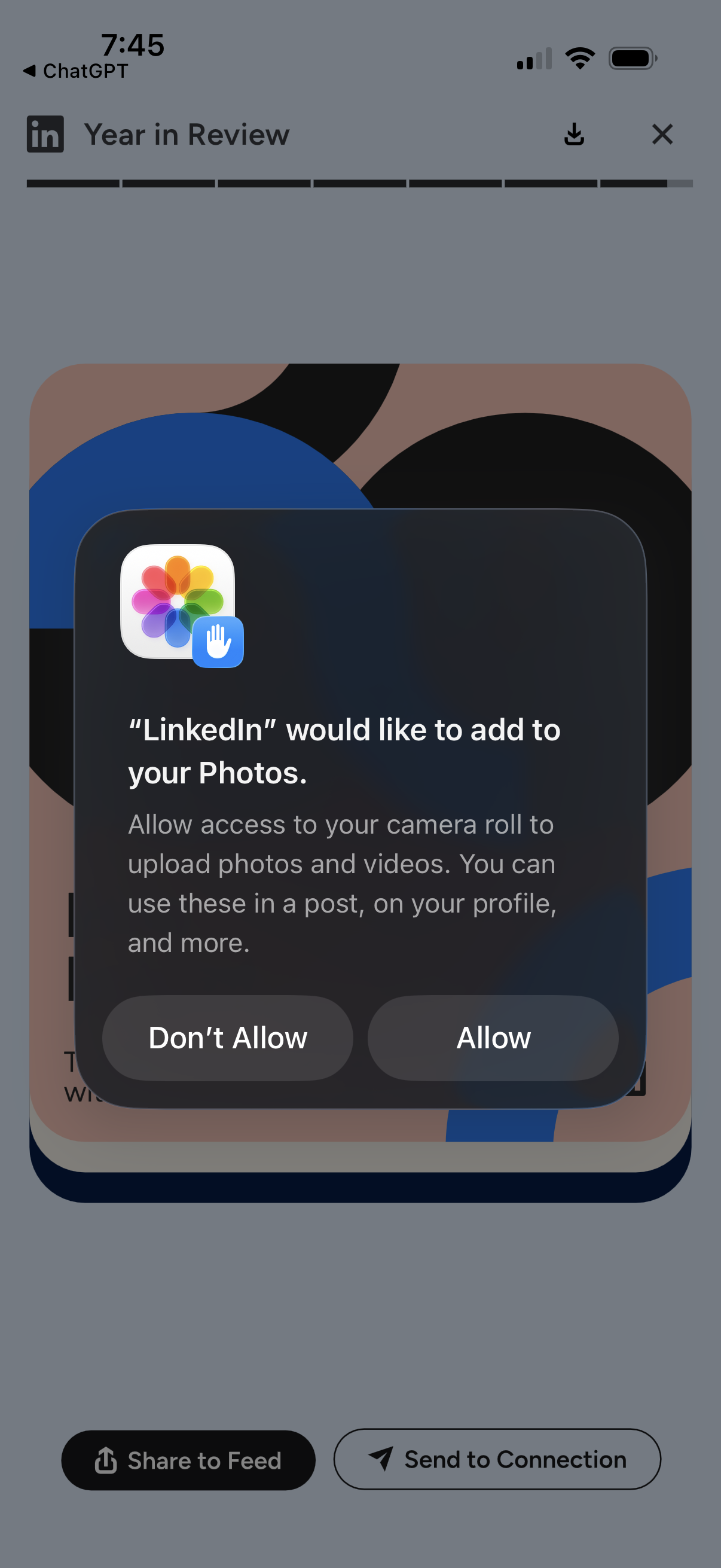 linkedin app screenshot 2