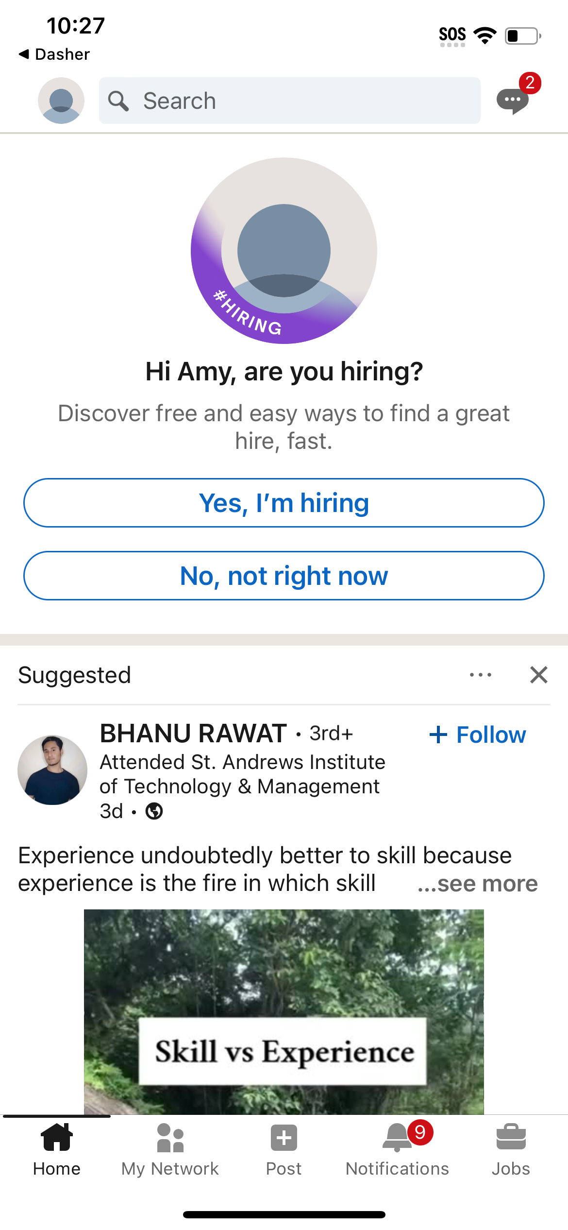 linkedin app screenshot 129