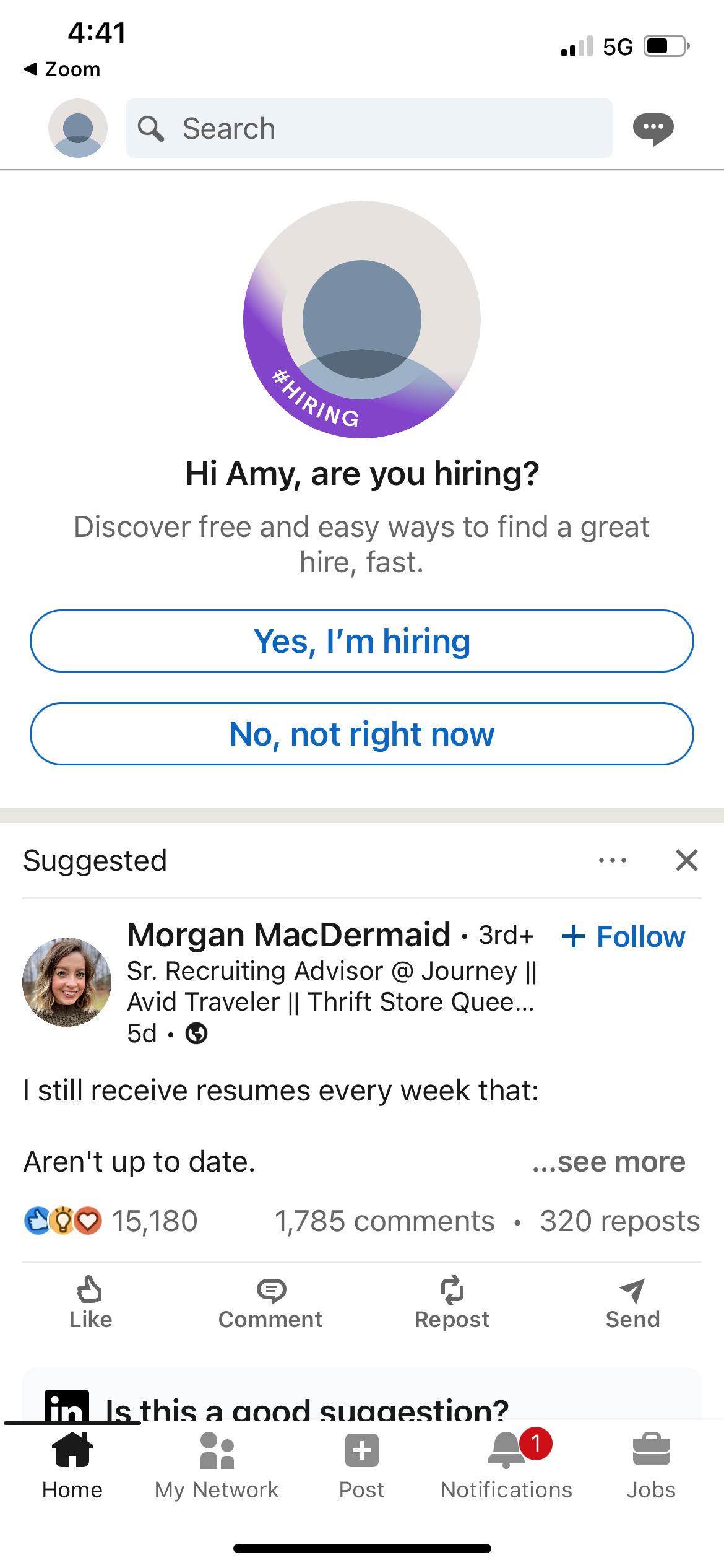 linkedin app screenshot 83