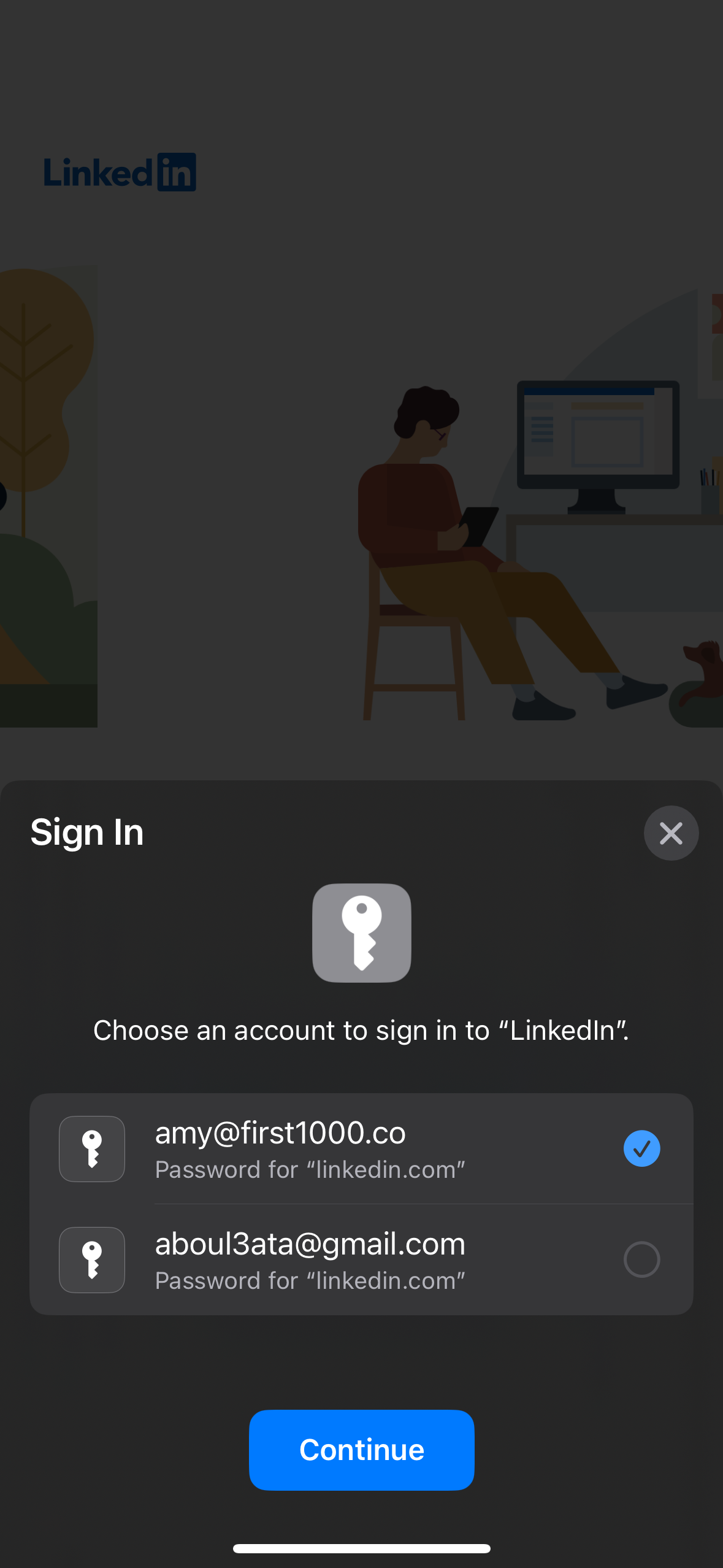 linkedin app screenshot 10