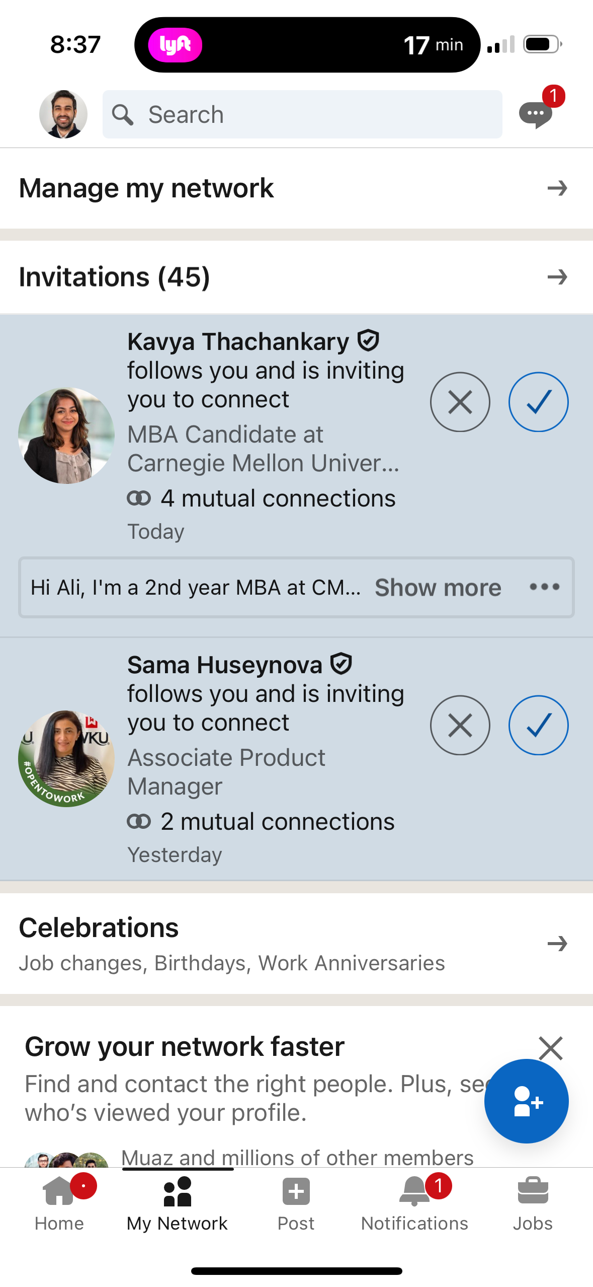 linkedin app screenshot 136