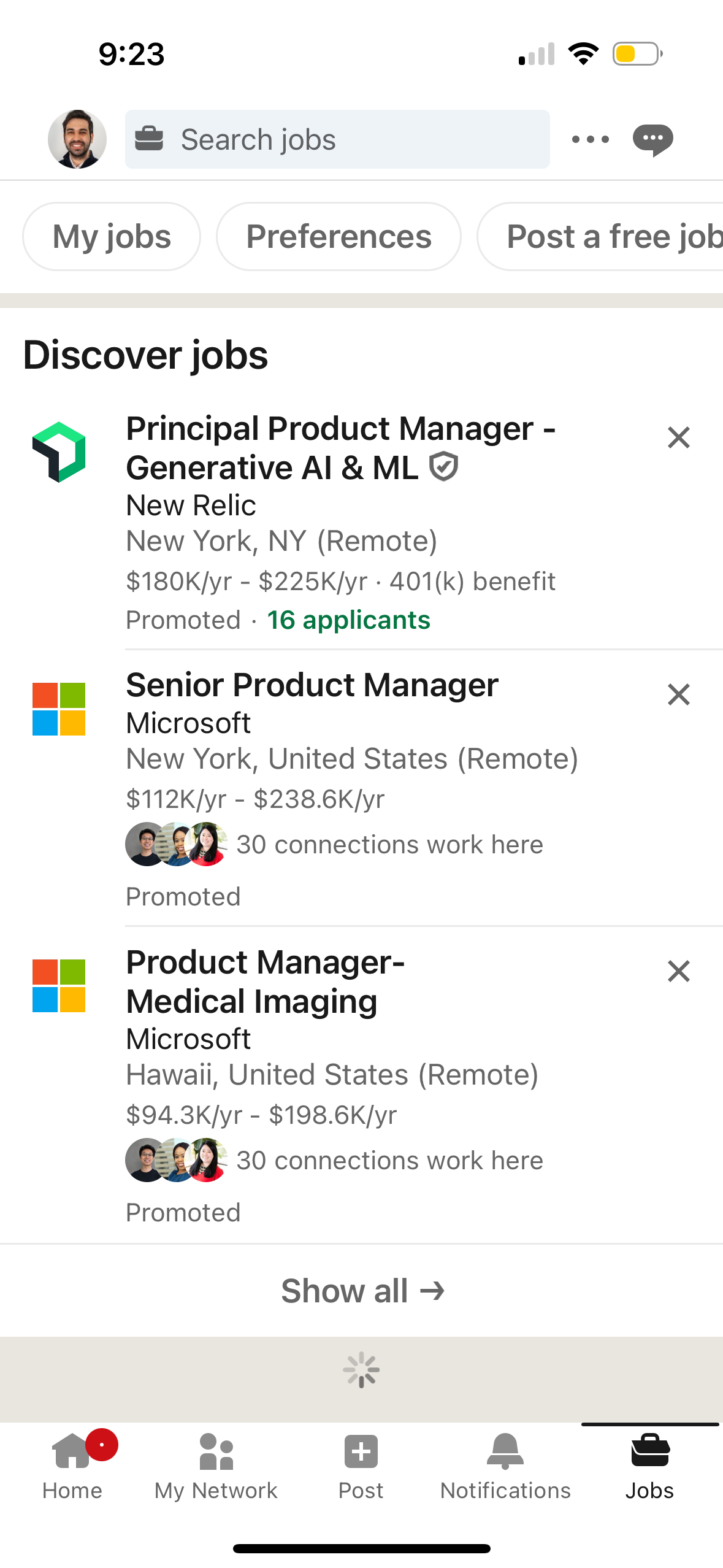 linkedin app screenshot 103