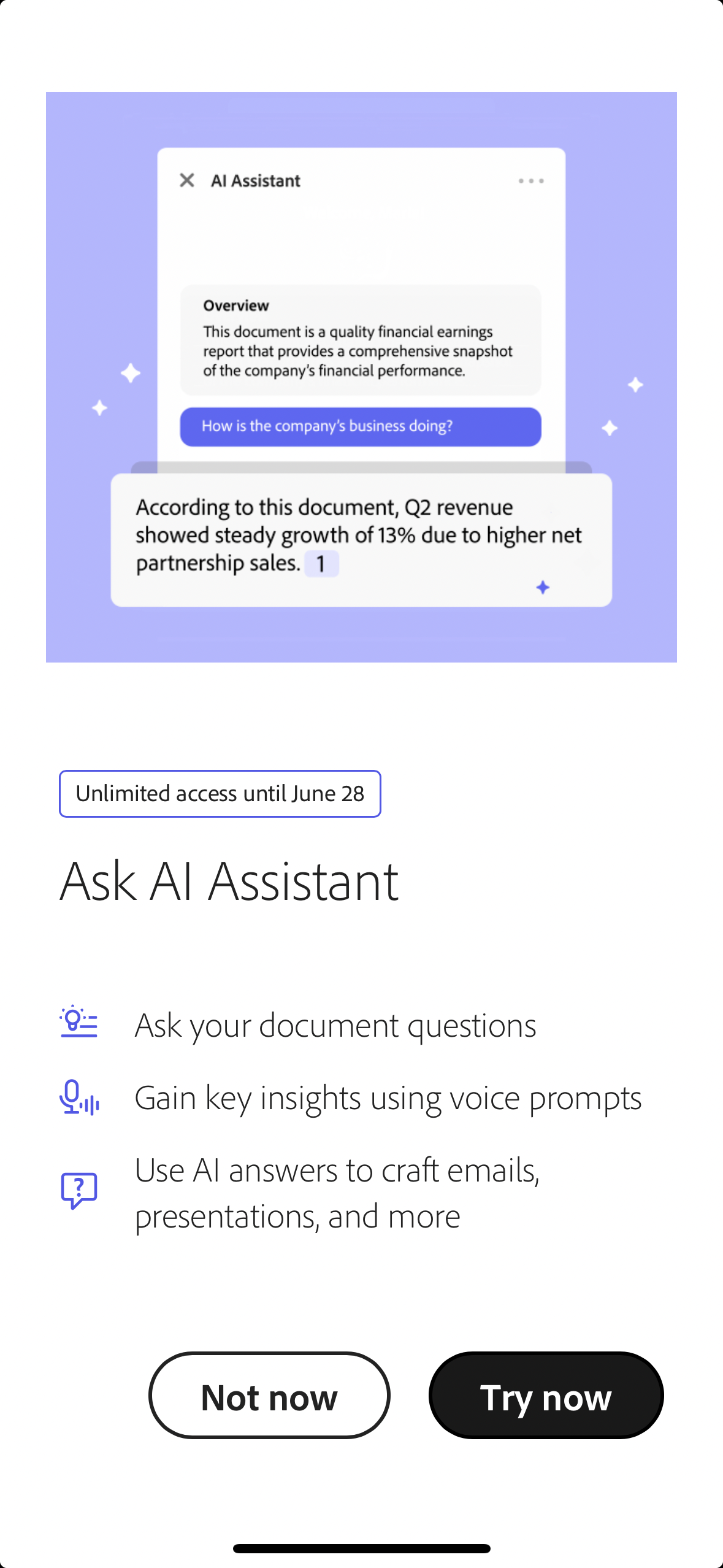 acrobat AI Assistant