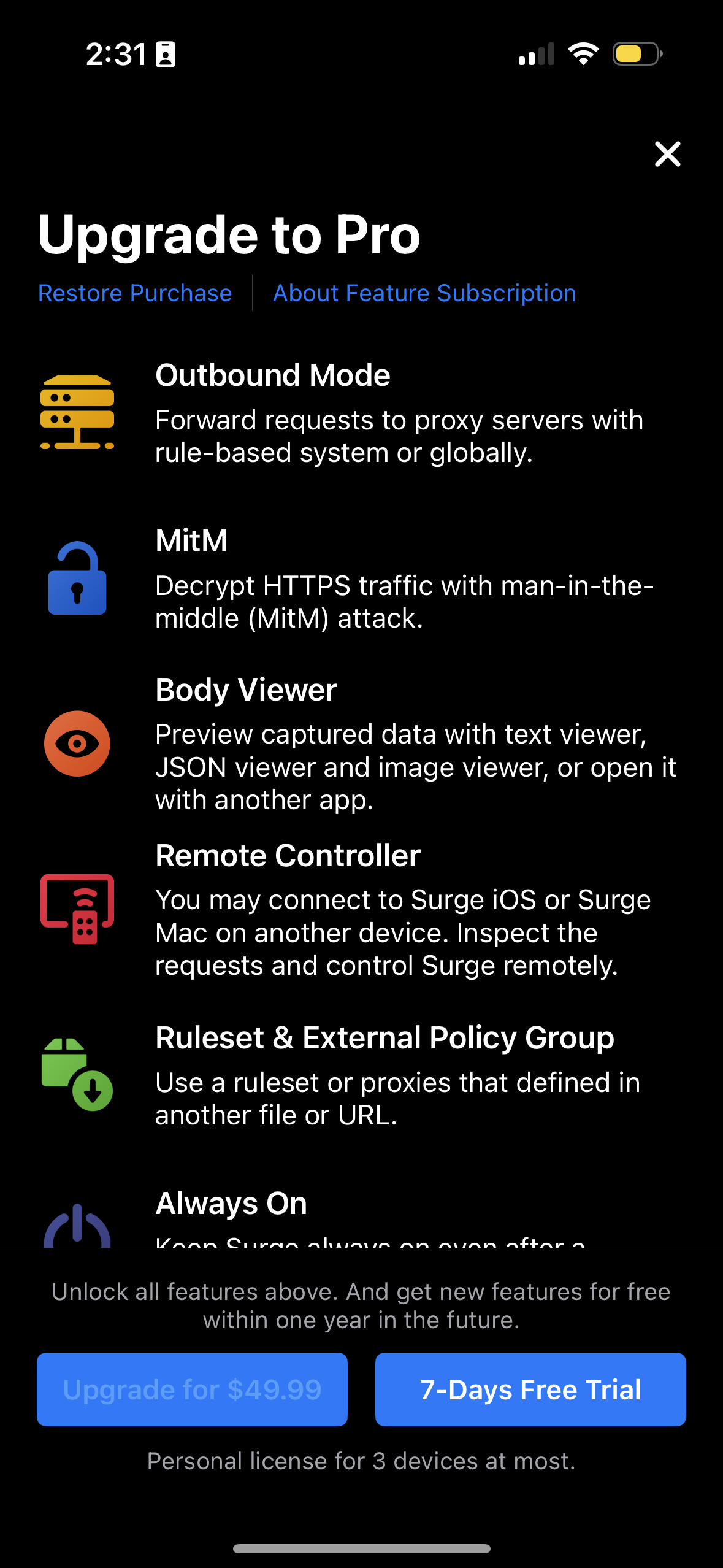 surge app screenshot 51