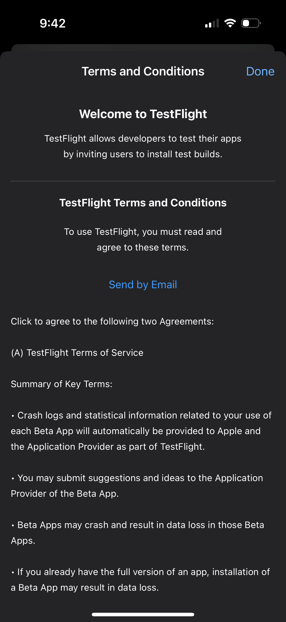 testflight app screenshot 13