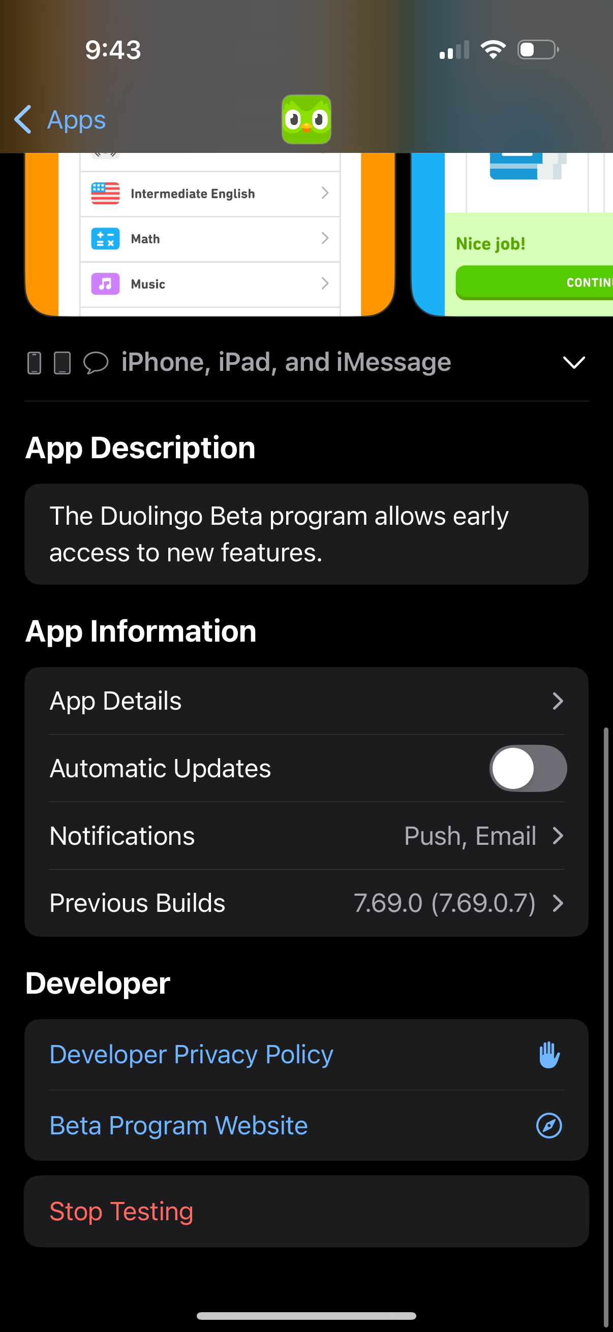 testflight app screenshot 6
