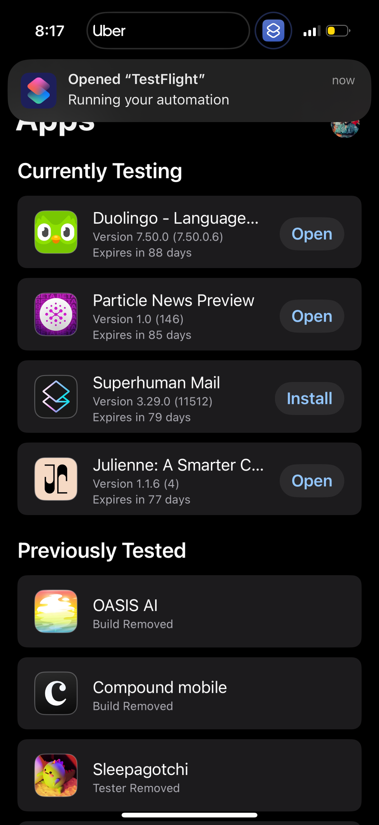 testflight app screenshot 23
