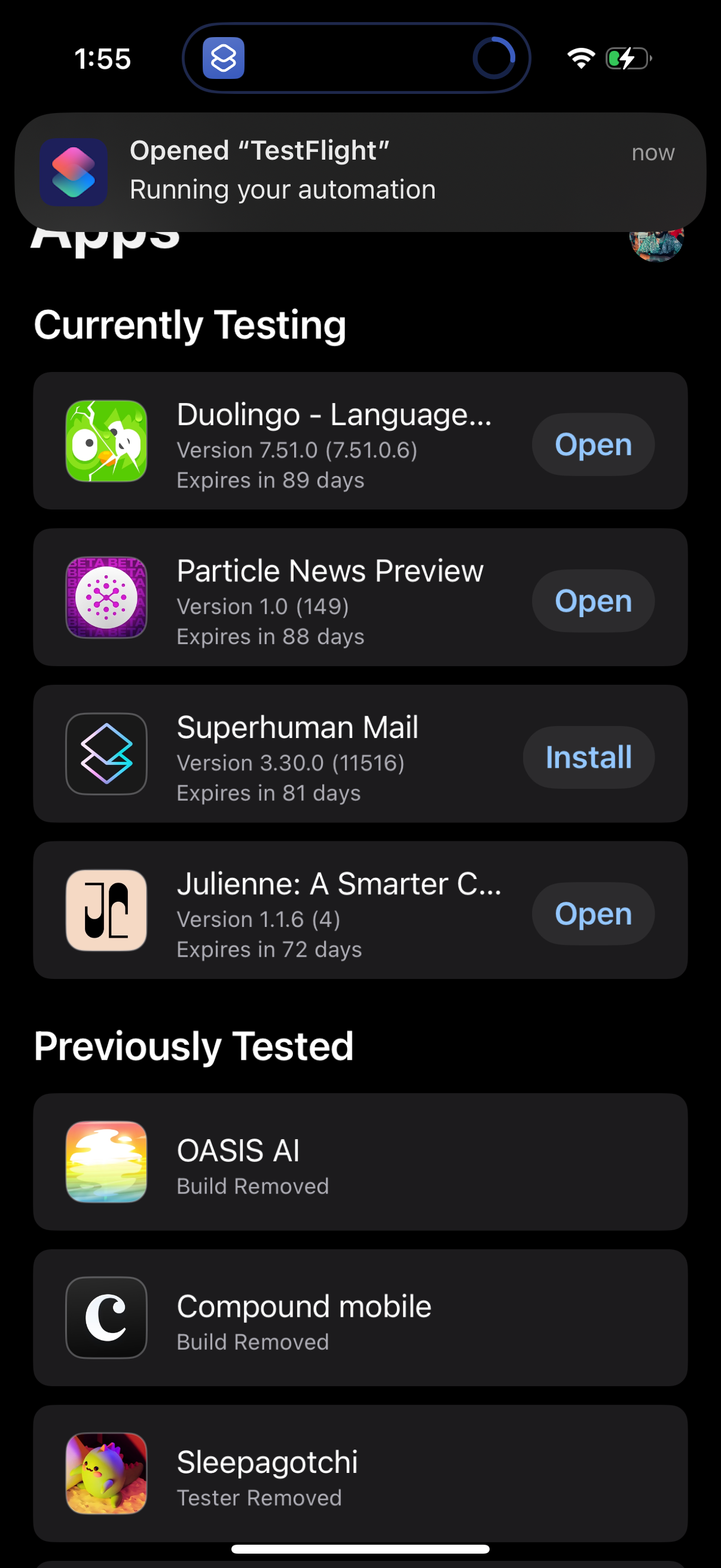 testflight app screenshot 22