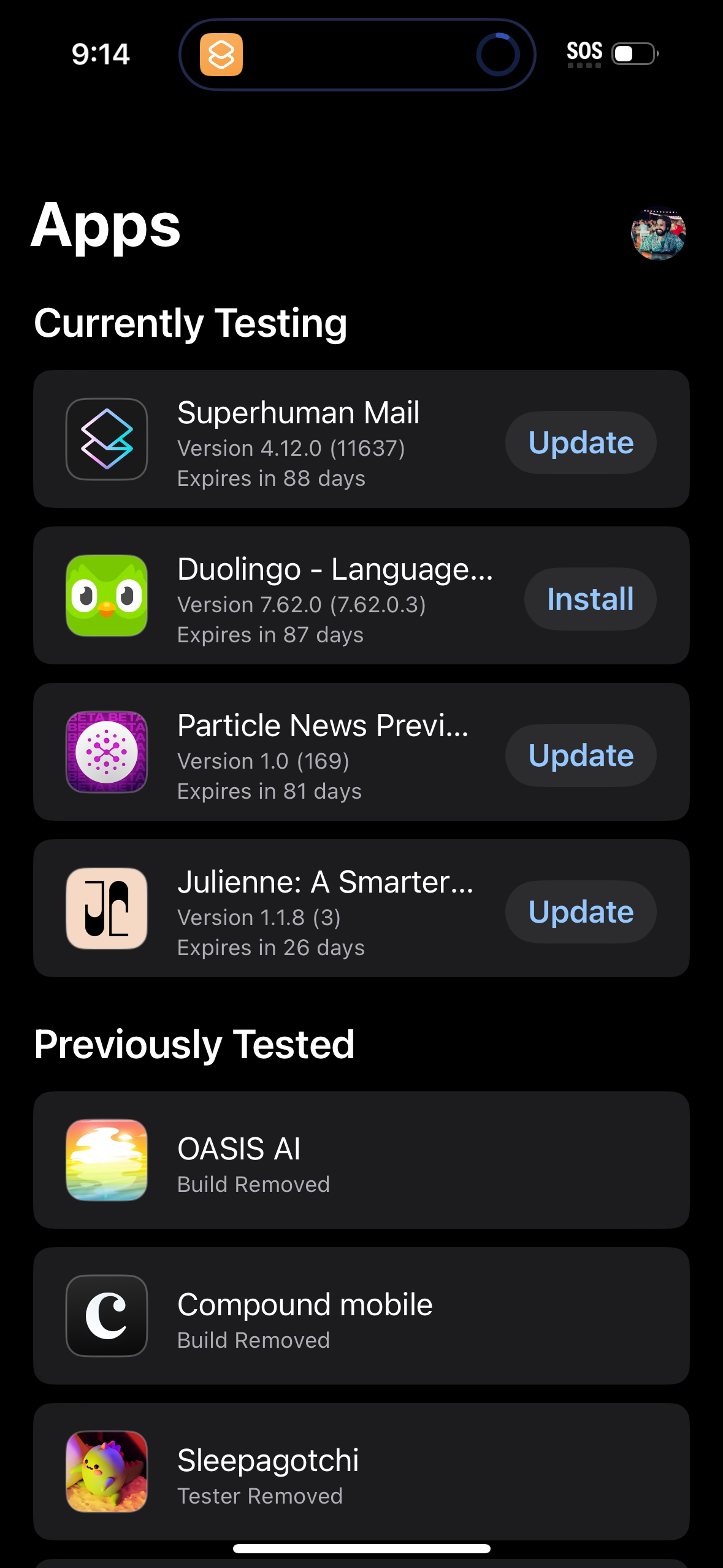 testflight app screenshot 20