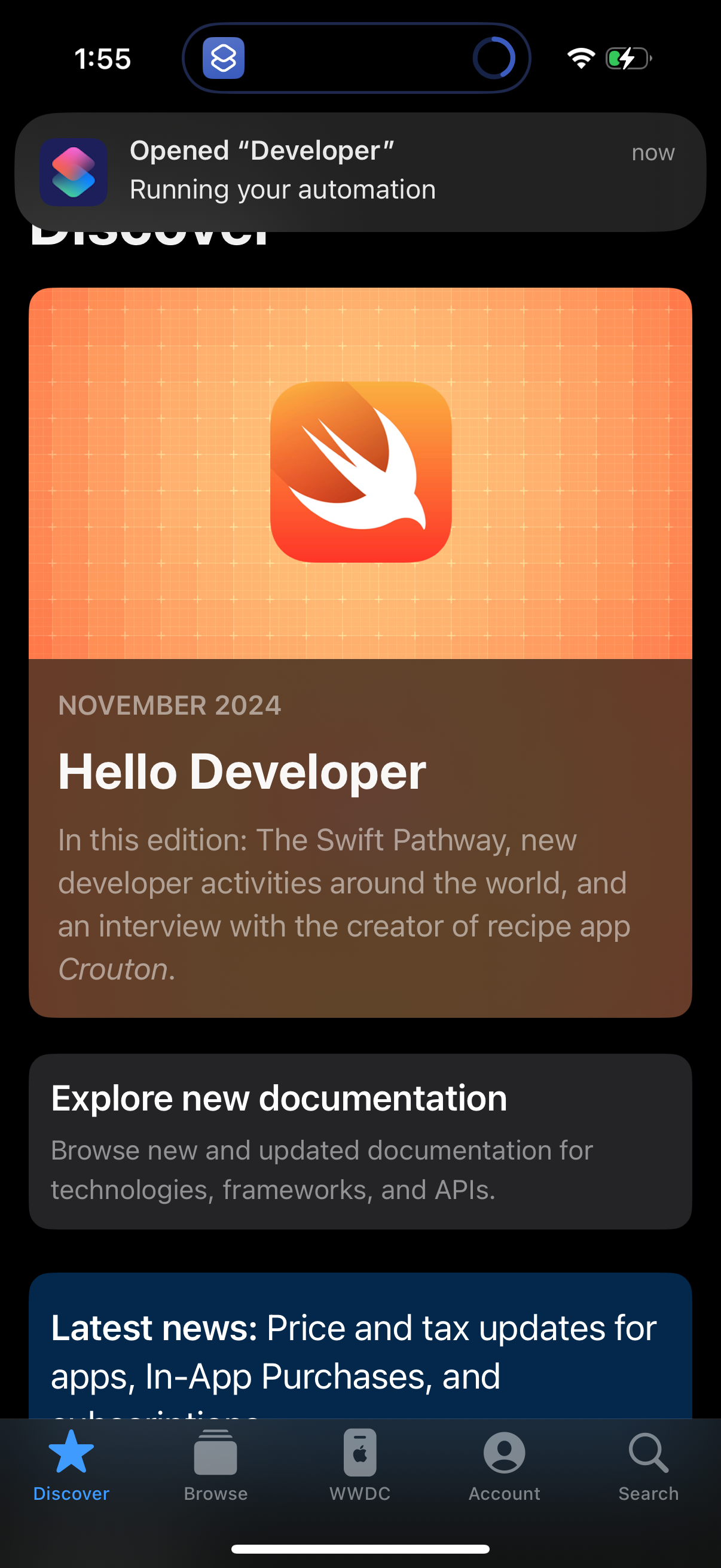 apple-developer app screenshot 2