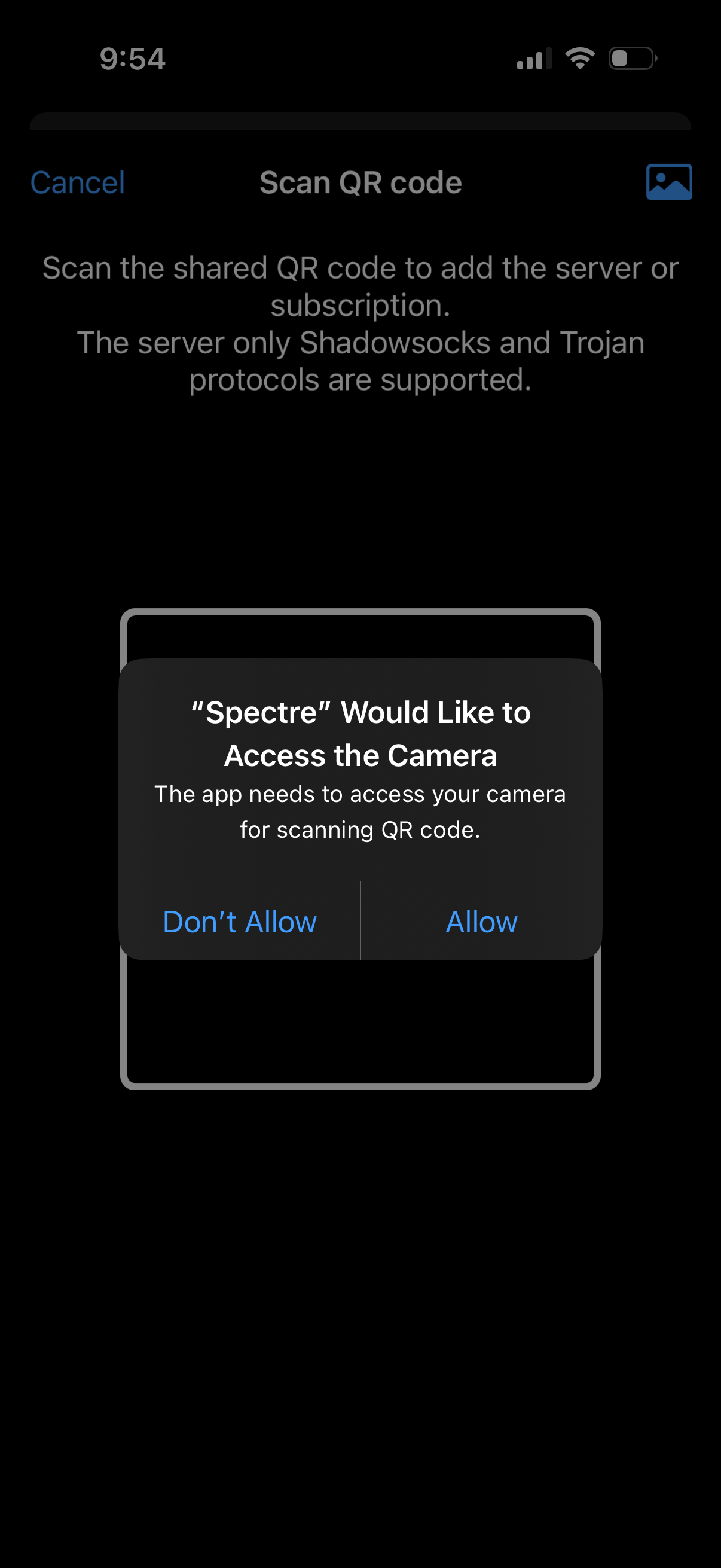 spectre app screenshot 2