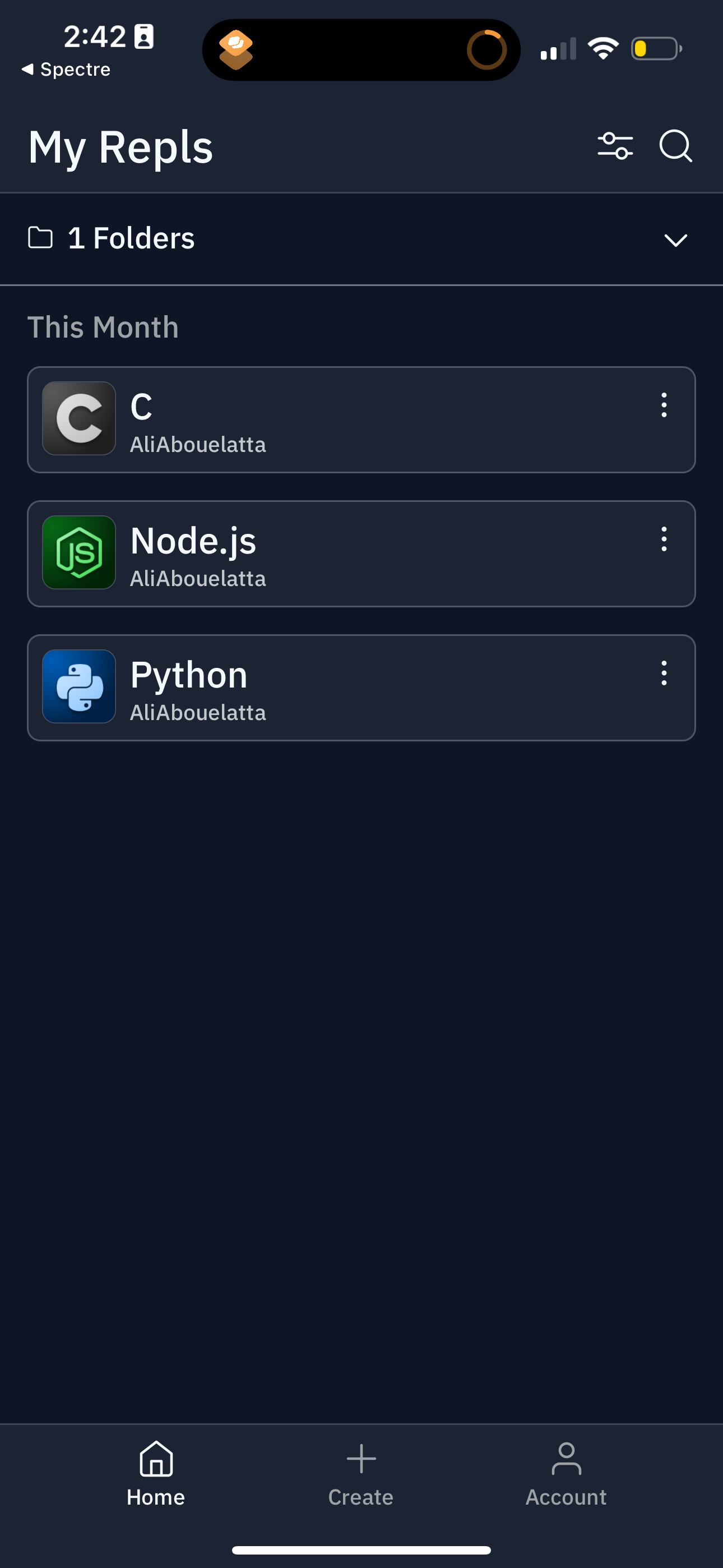 replit app screenshot 124
