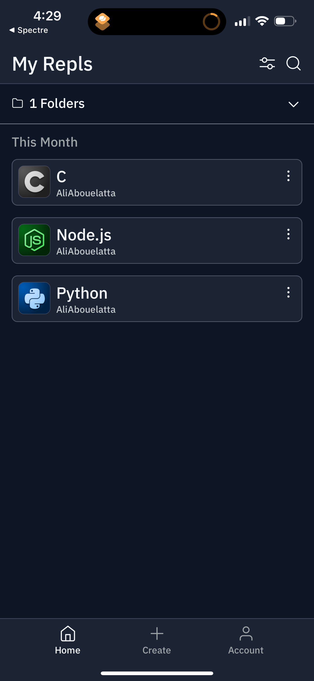 replit app screenshot 123