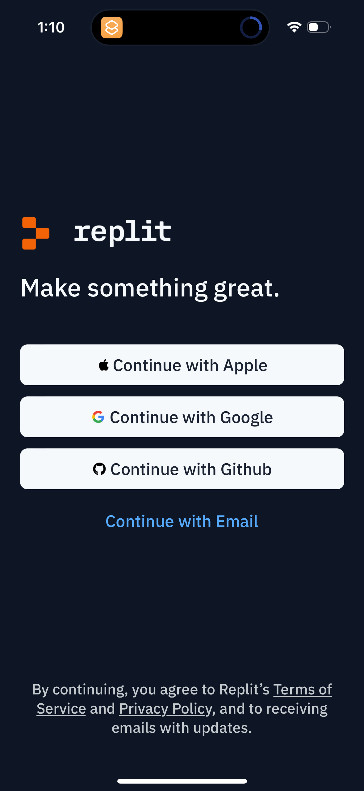 replit app screenshot 103