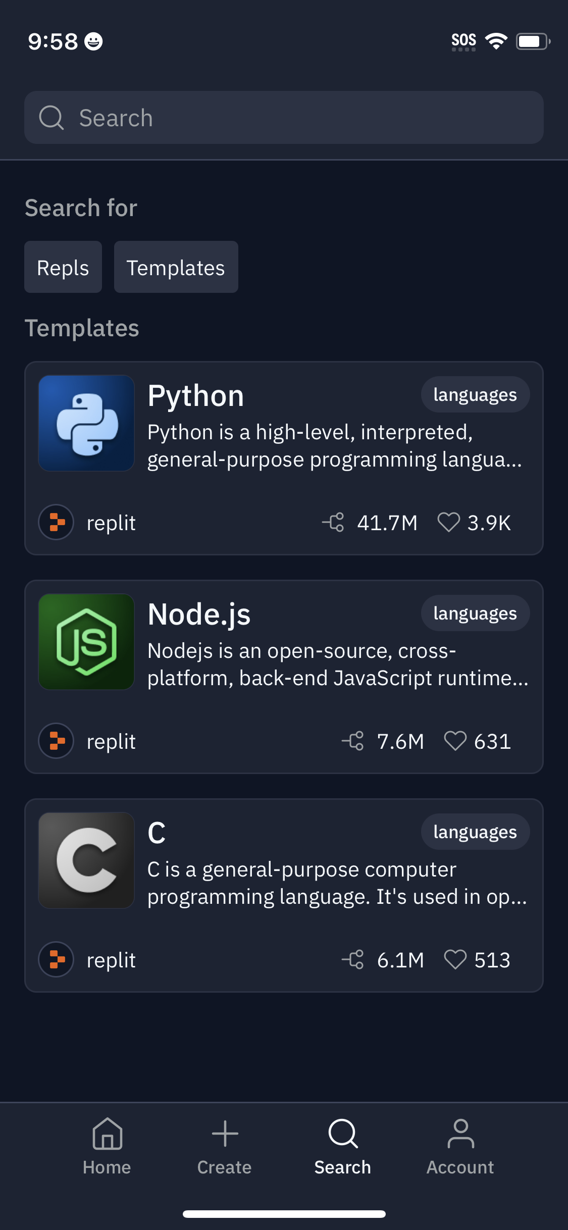replit app screenshot 92
