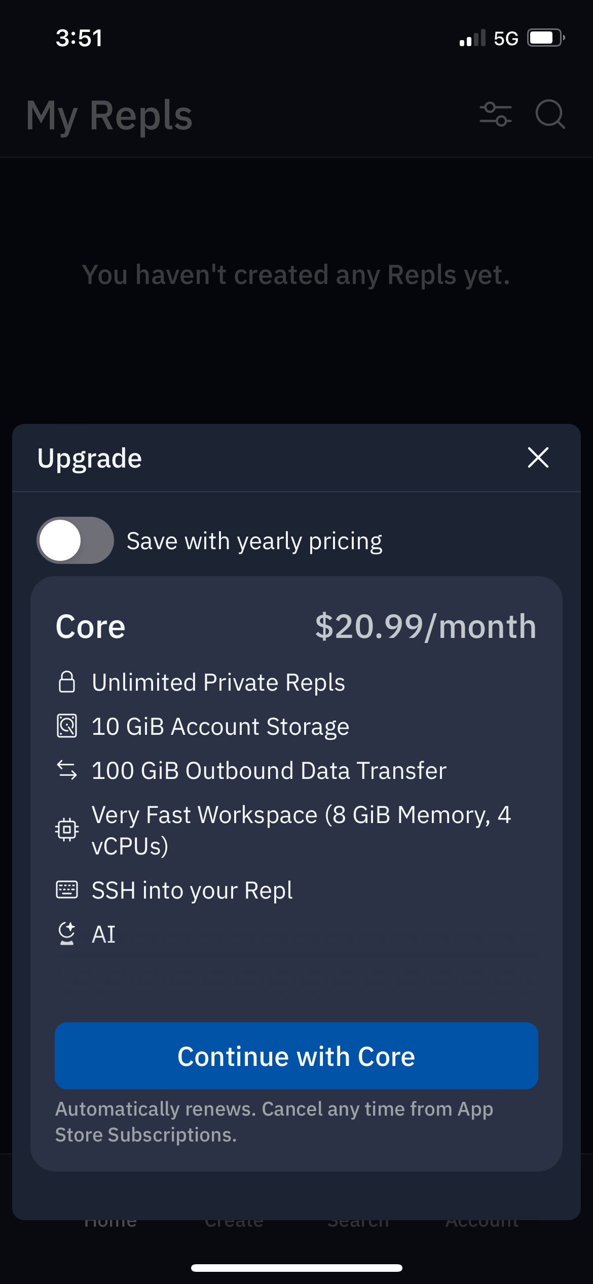 replit app screenshot 50