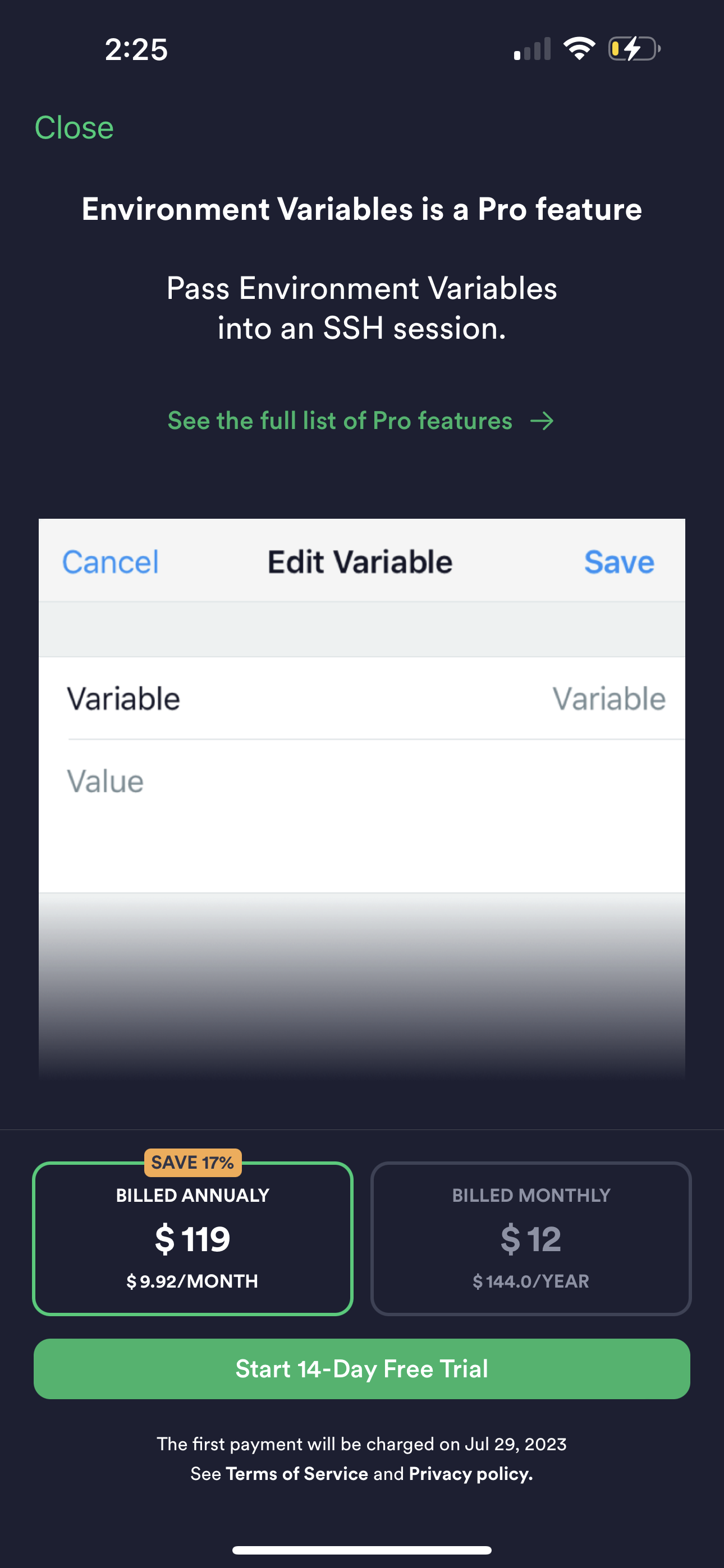 termius app screenshot 7