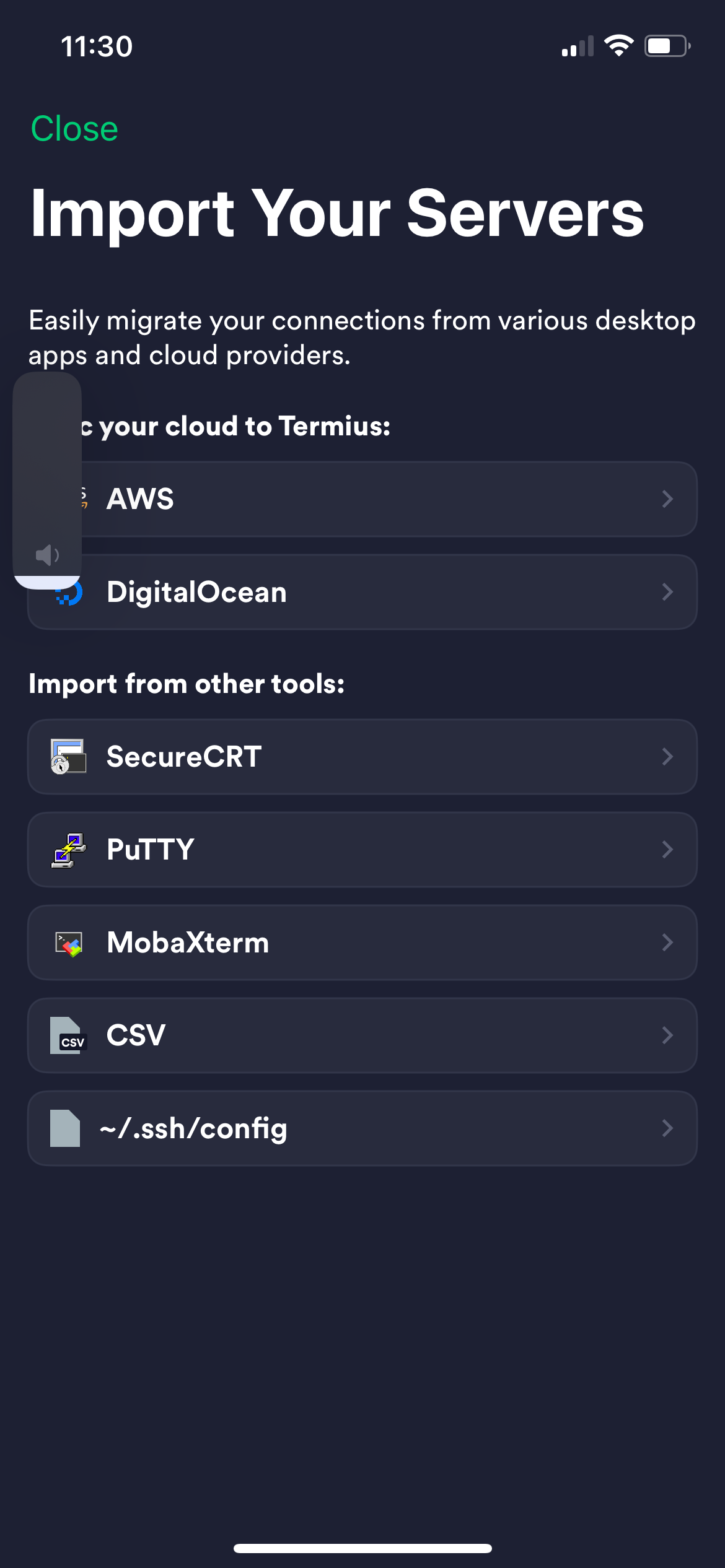 termius app screenshot 38