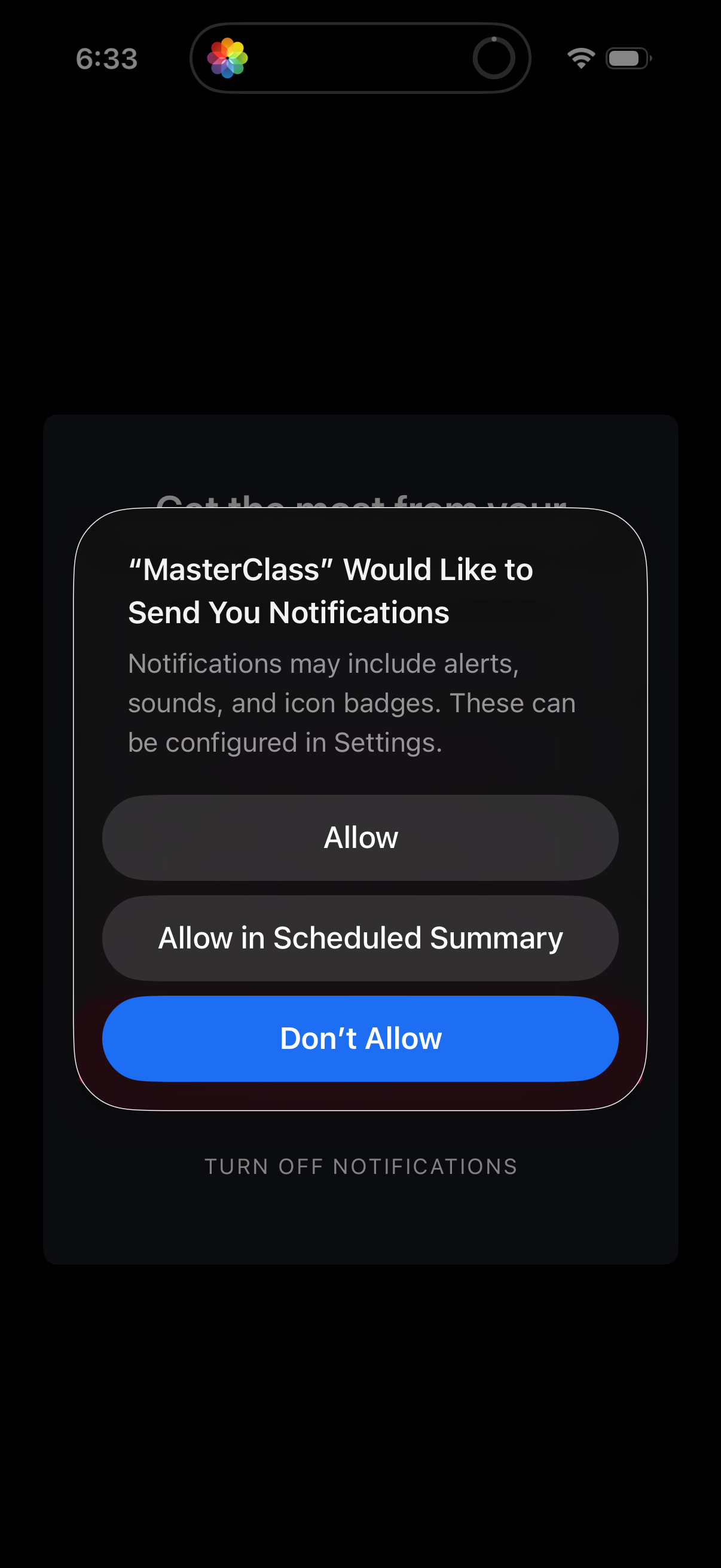 masterclass app screenshot 3