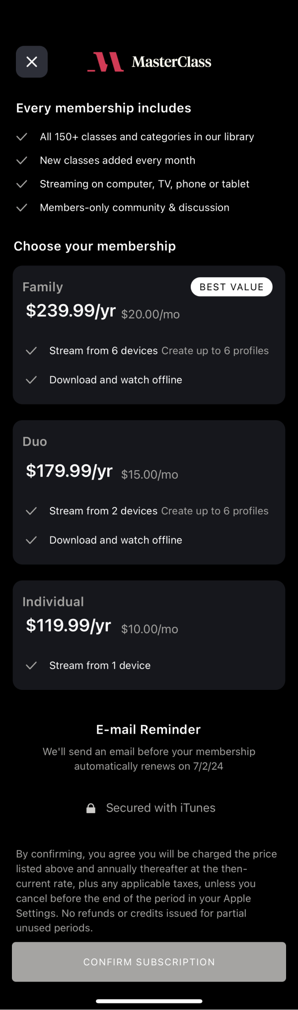 masterclass app screenshot 44