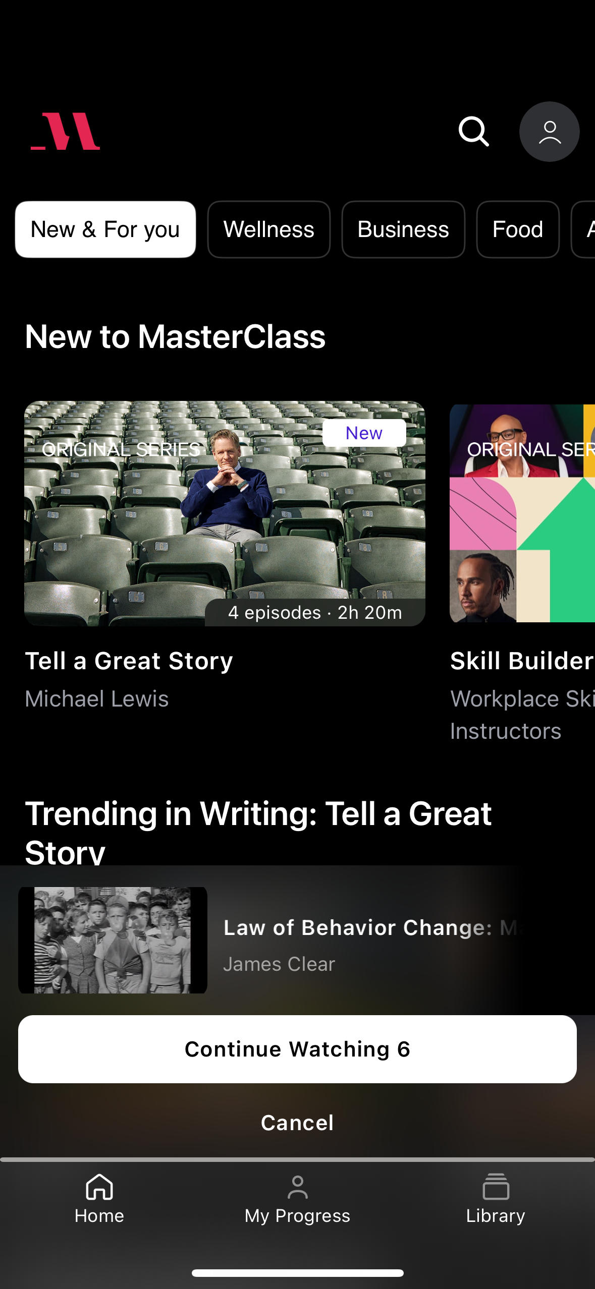 masterclass app screenshot 33